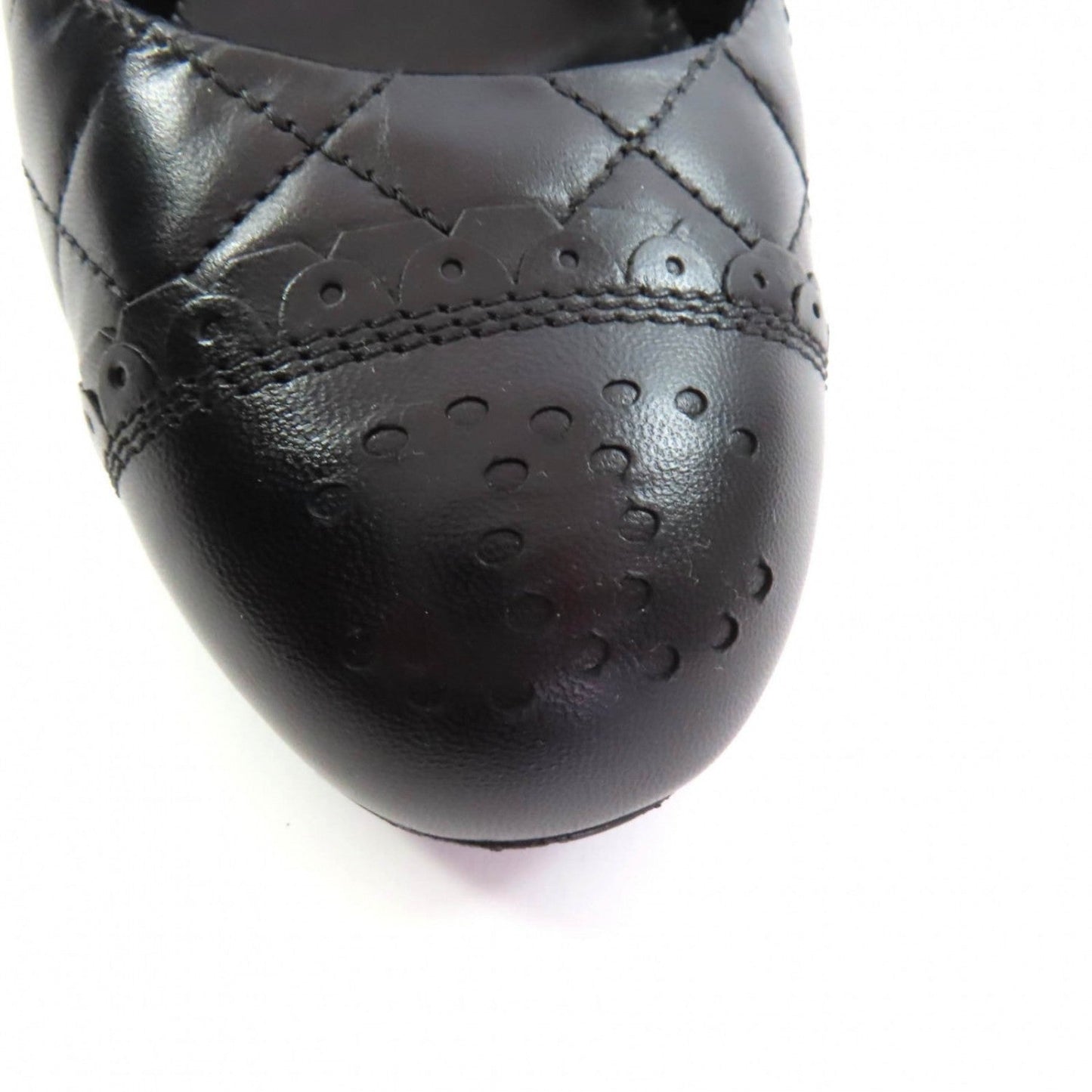 Chanel Pumps G29111 Leather Black 35.5