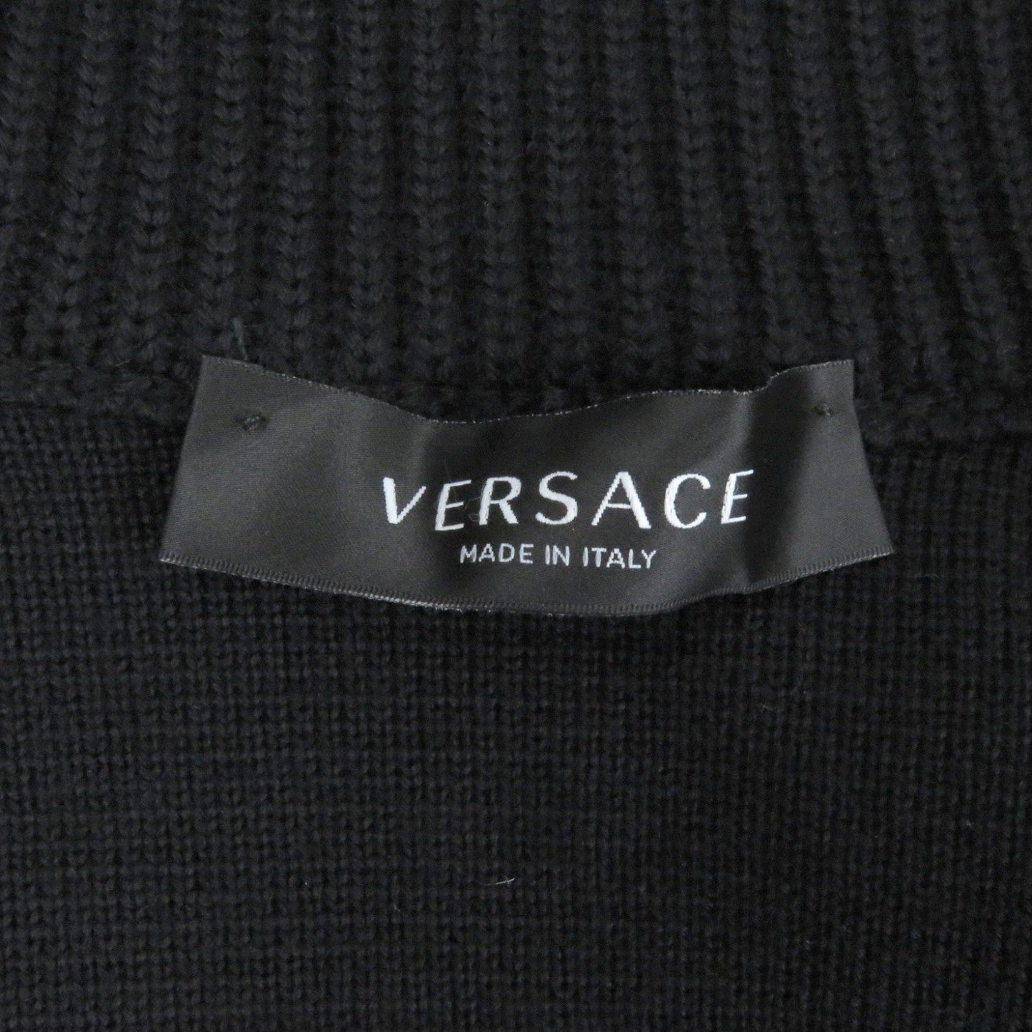 Versace Jacket A88051 Wool Black 44