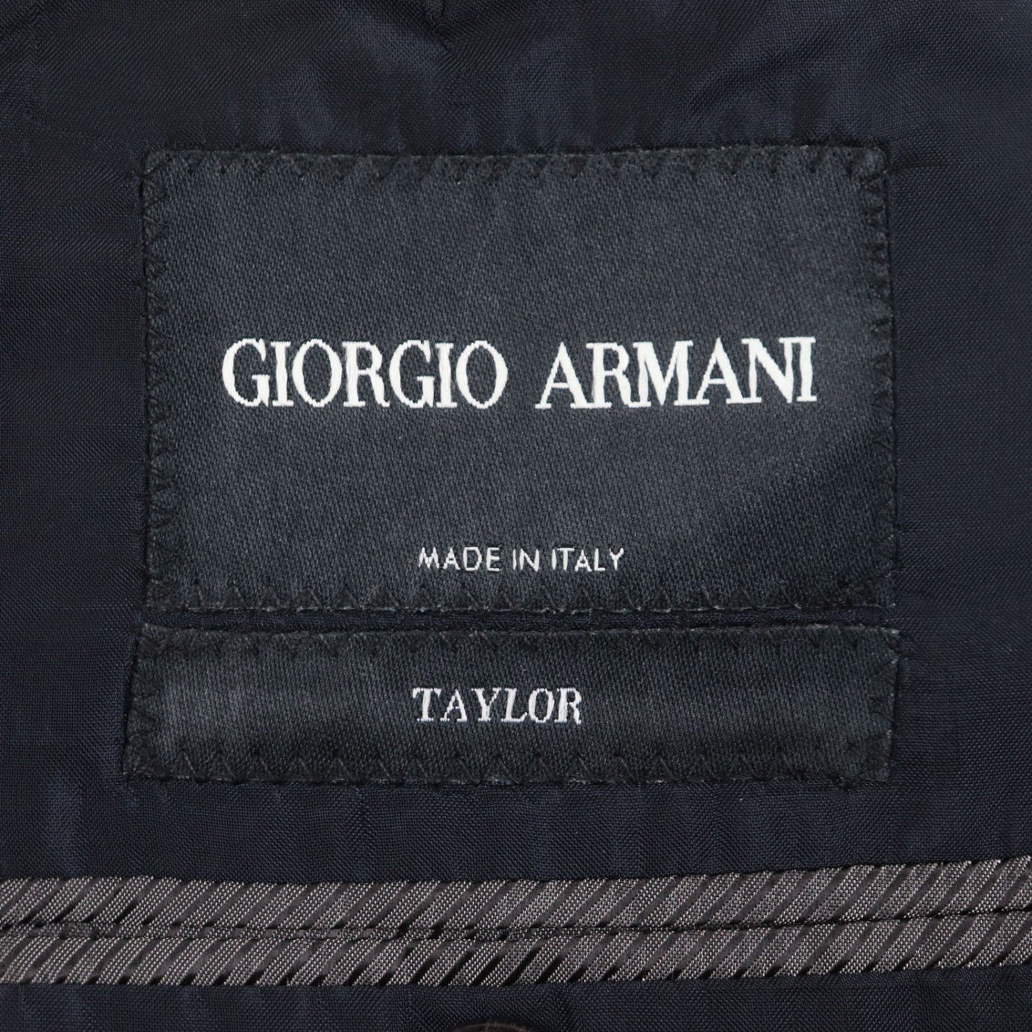 Giorgio Armani Tailored Jacket Silk Gray Taylor 50