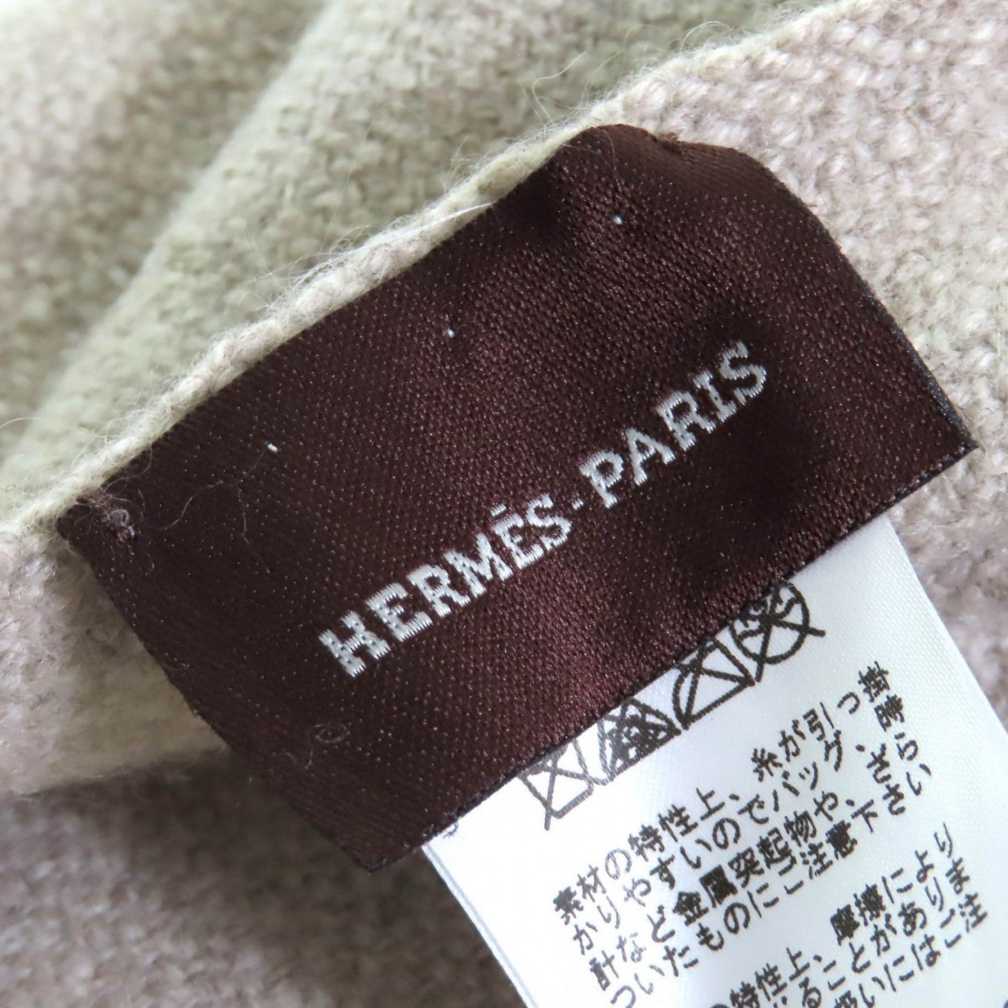 Hermes Scarf Yak Beige Type