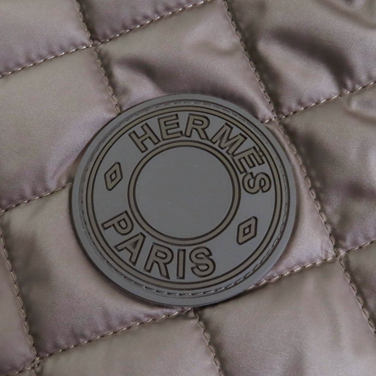 Hermes Vest 4E0267Dr Polyester Brown Orange 36