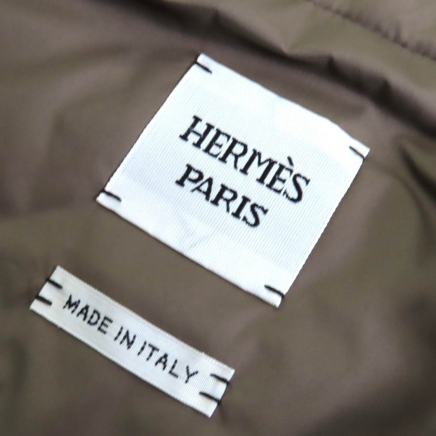 Hermes Vest 4E0267Dr Polyester Brown Orange 36