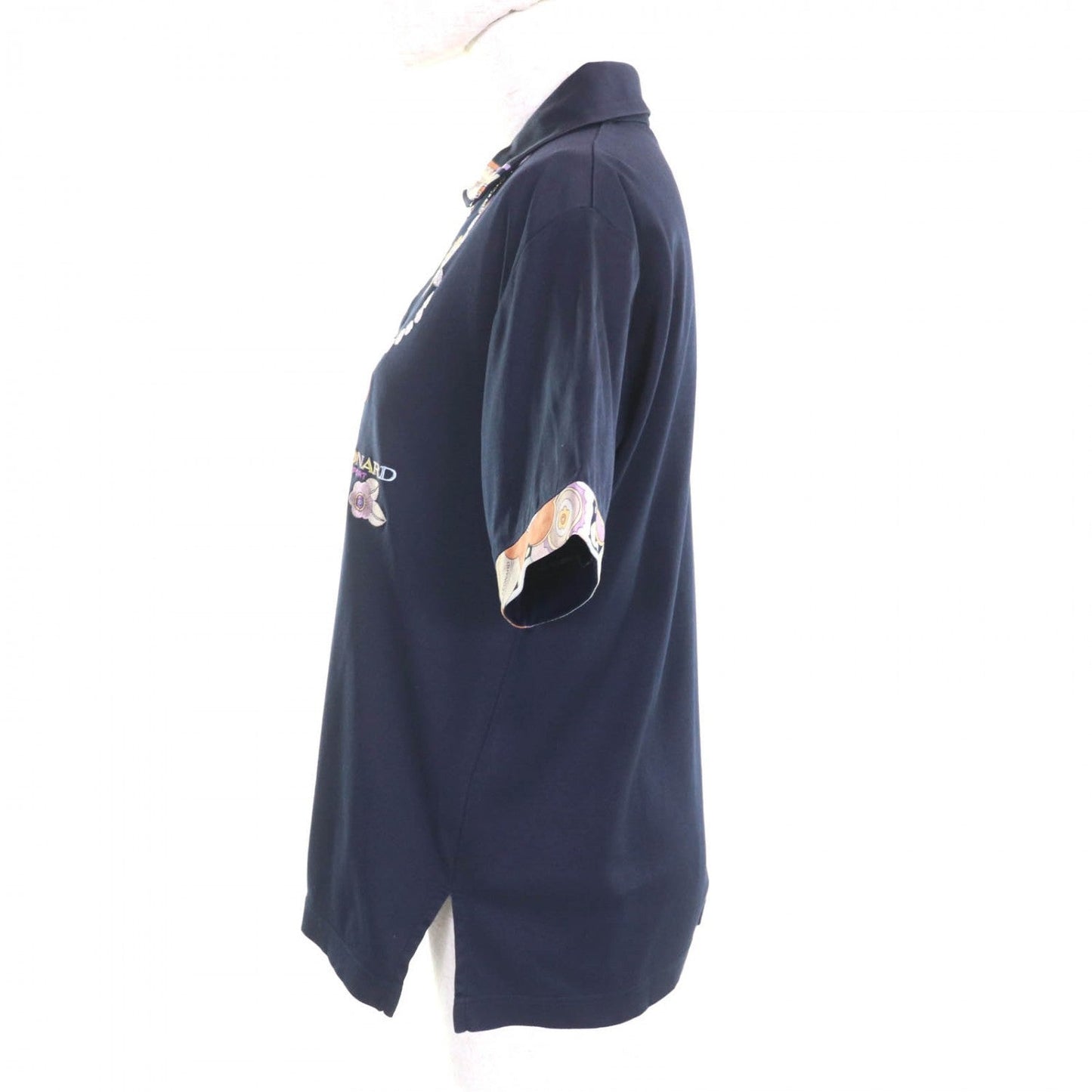 Leonard Sport Short Sleeve T-Shirt Cotton Navy M
