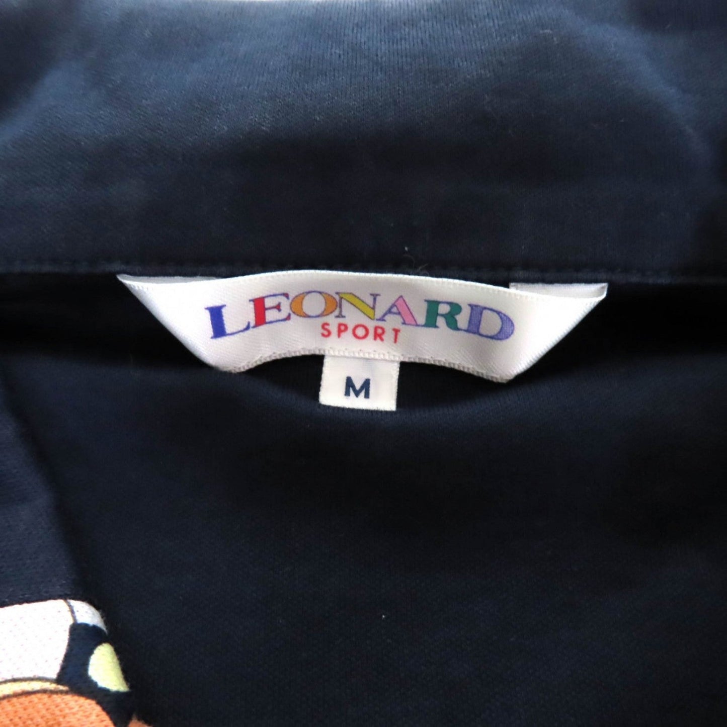 Leonard Sport Short Sleeve T-Shirt Cotton Navy M