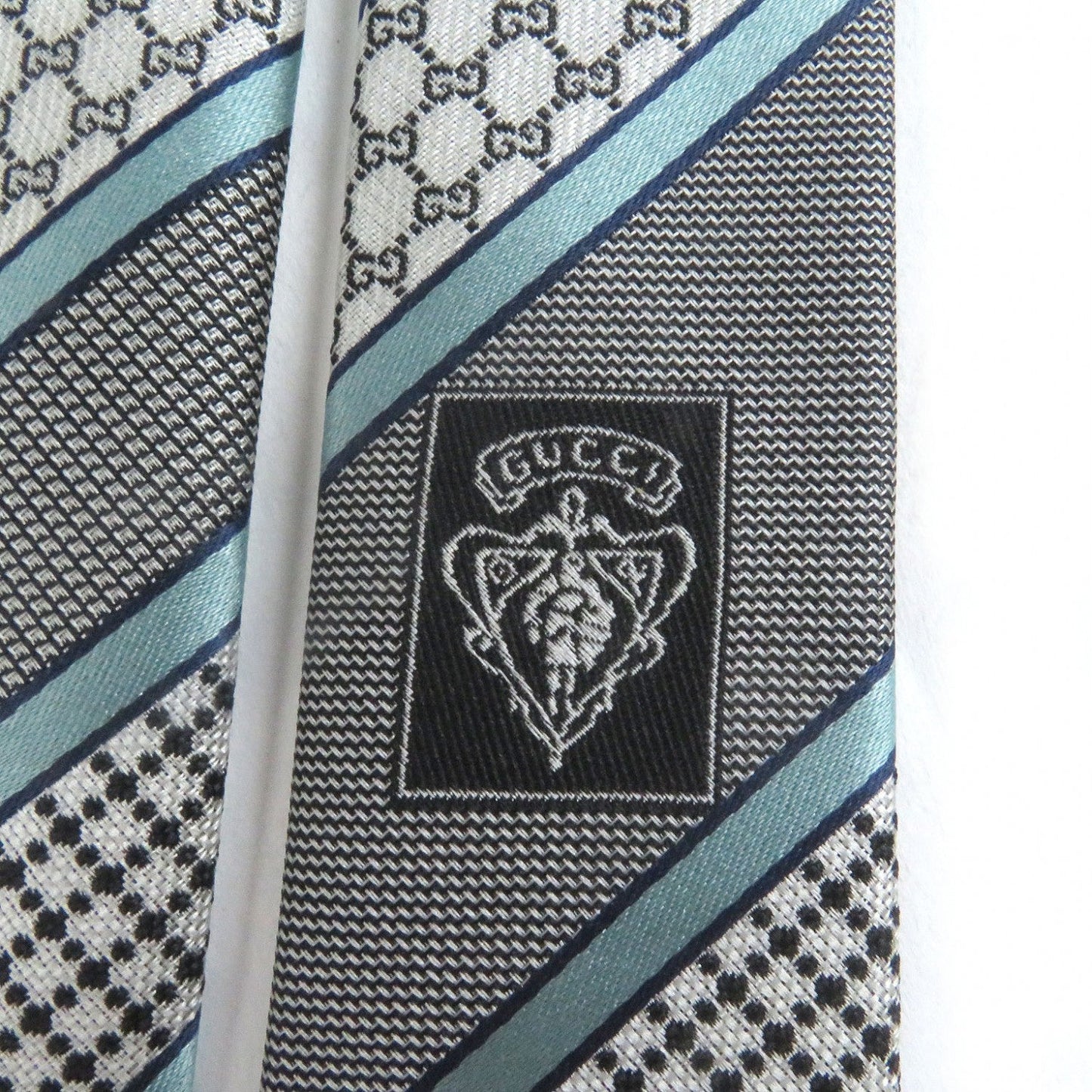 Gucci Tie Silk Gray
