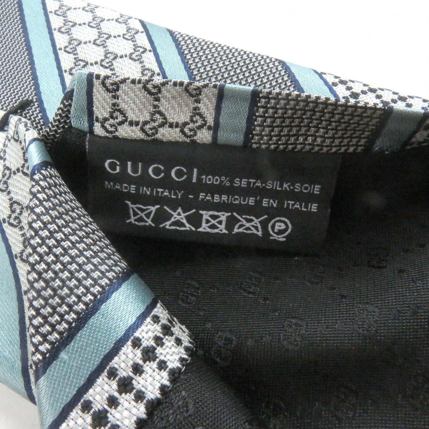Gucci Tie Silk Gray