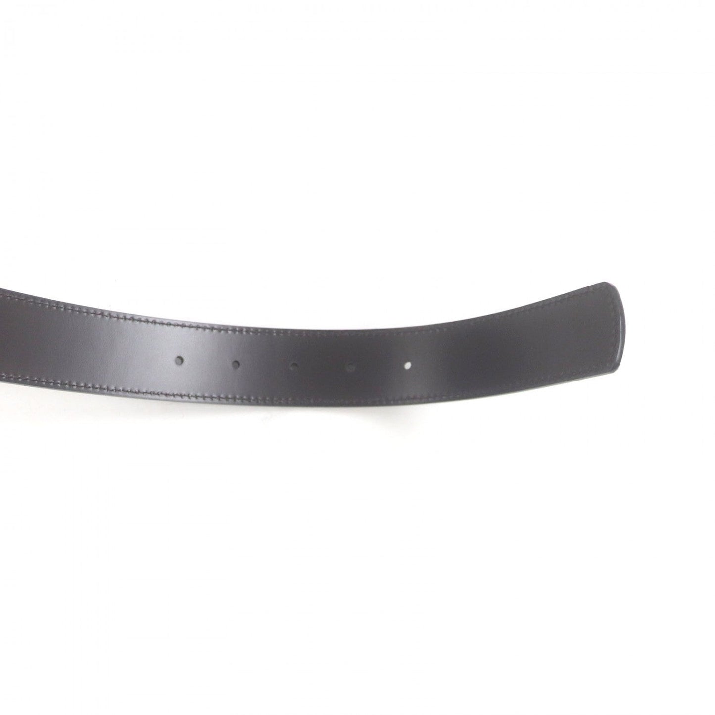 Salvatore Ferragamo Belt Leather Black Brown 90