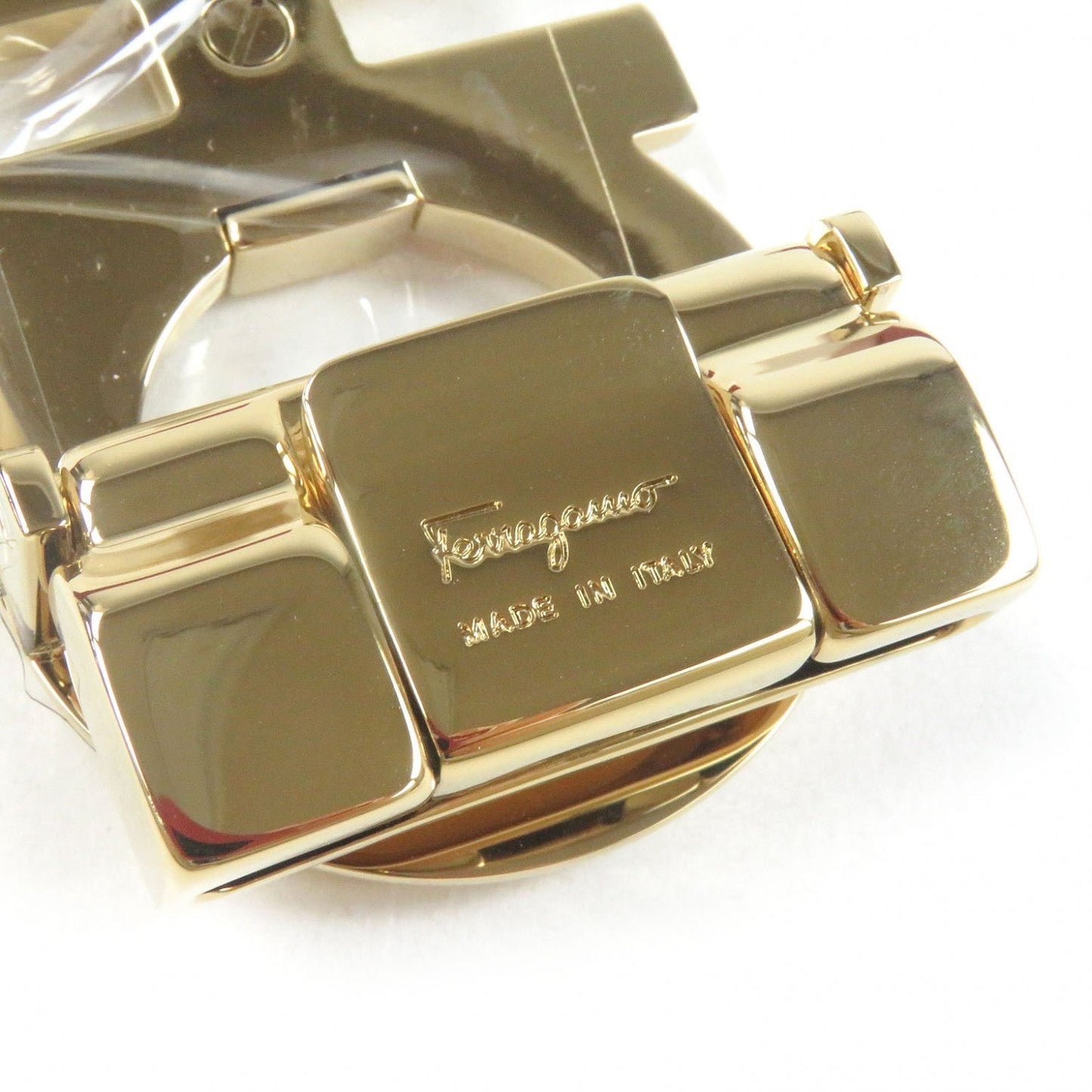 Salvatore Ferragamo Belt Leather Black Brown 90