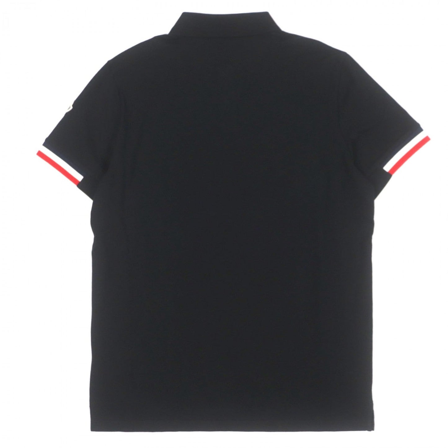 Moncler Short Sleeve Polo Shirt Cotton Black L