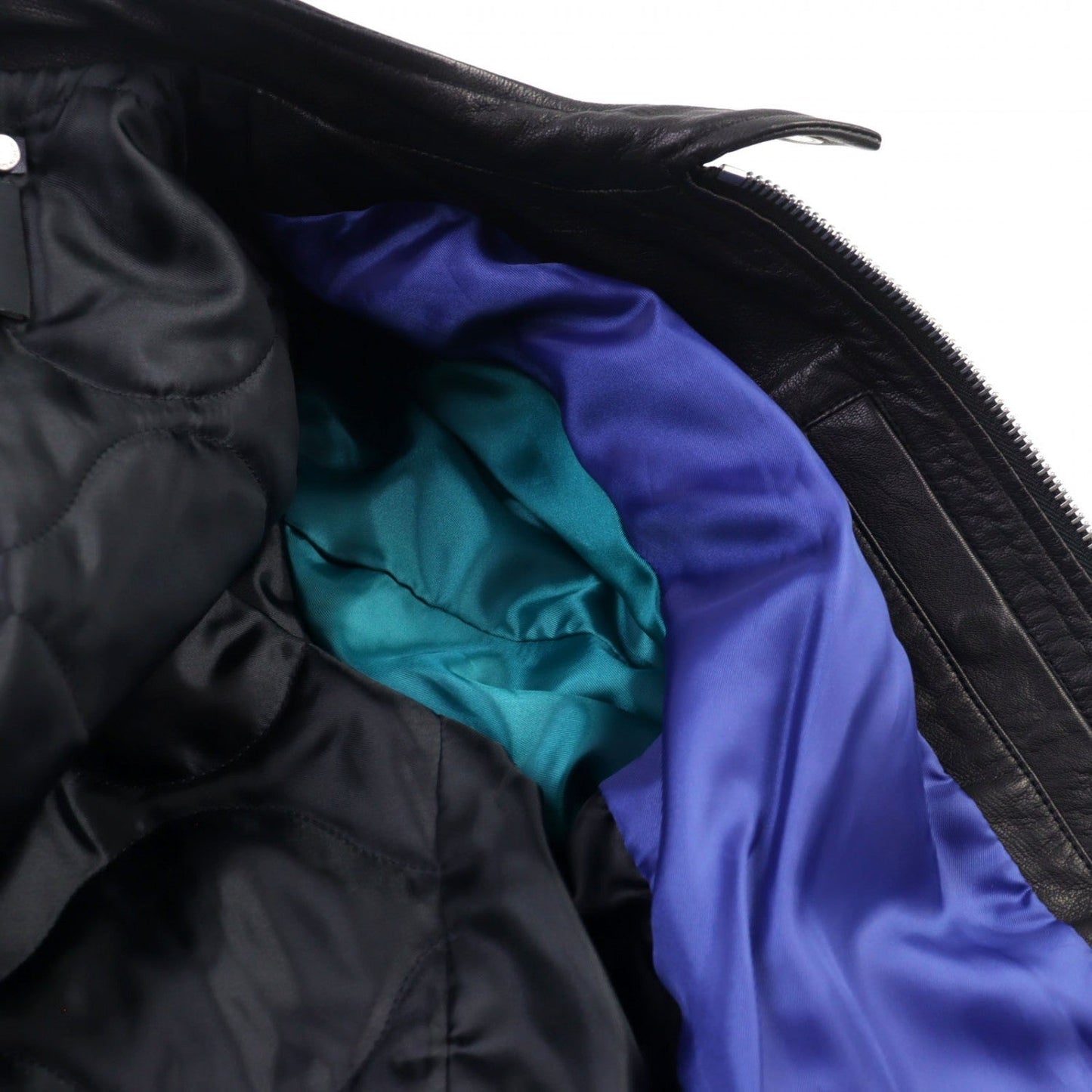 Ps Paul Smith Riders Jacket Py-99184 89184 Goat Leather Black M