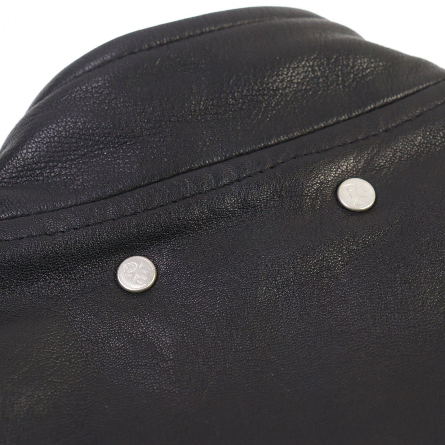 Ps Paul Smith Riders Jacket Py-99184 89184 Goat Leather Black M