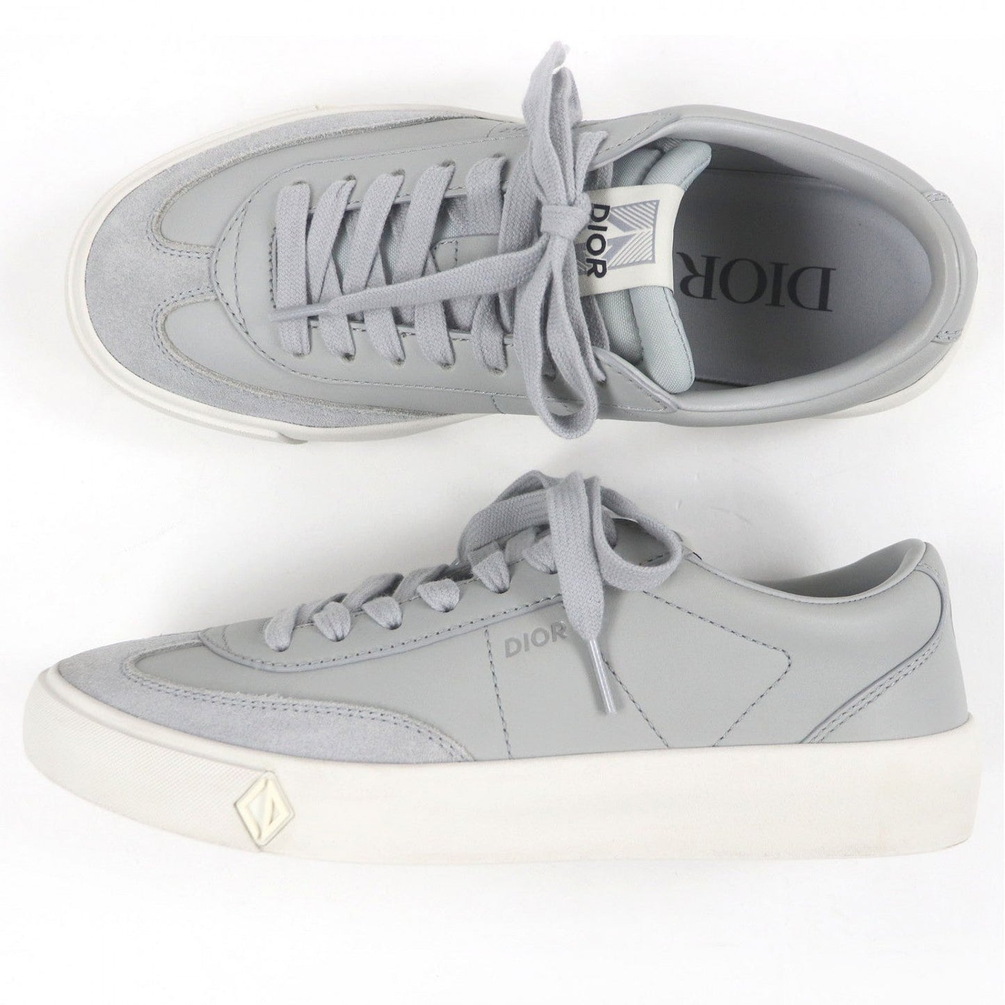 Dior Sneakers Leather Gray B101 40