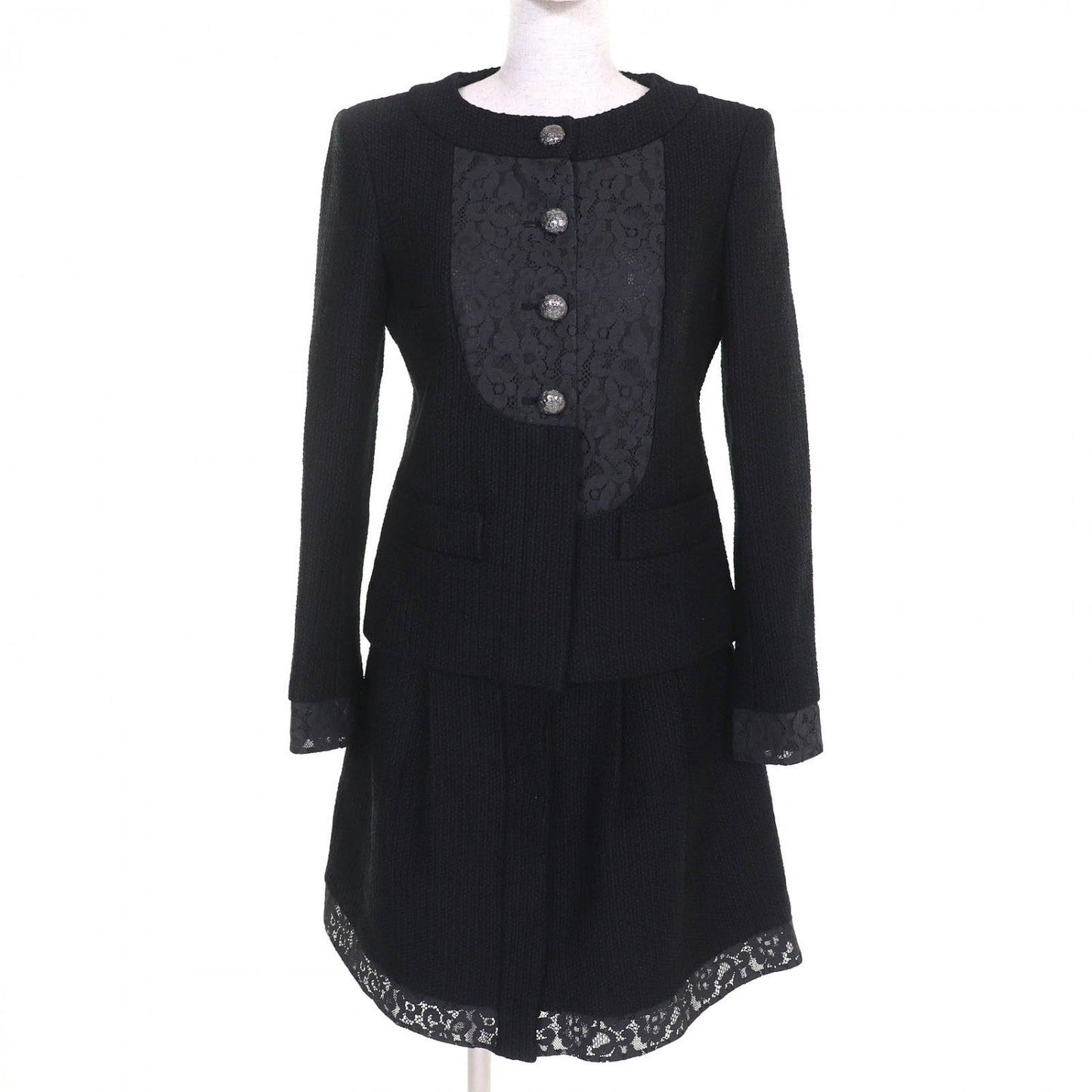 Chanel Setup P51026/P51112 Cotton Black Jacket
