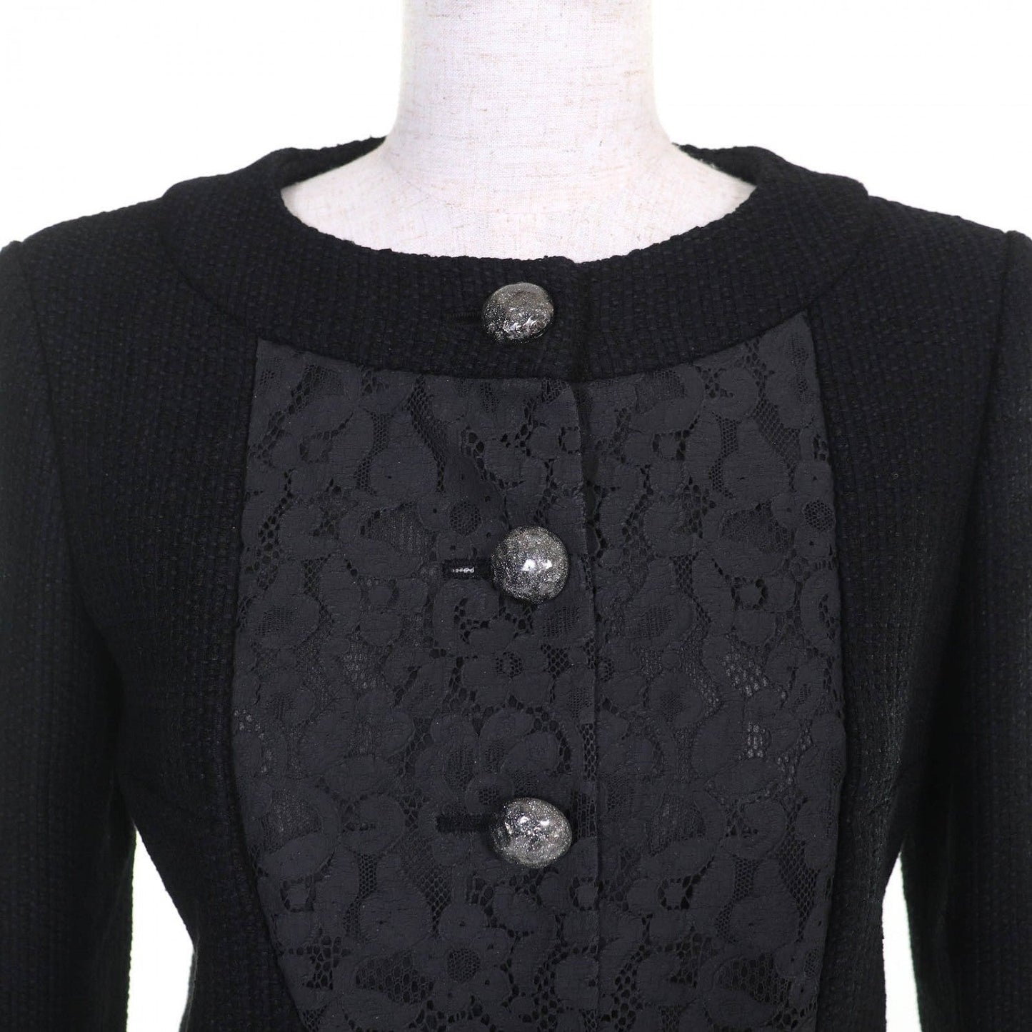 Chanel Setup P51026/P51112 Cotton Black Jacket
