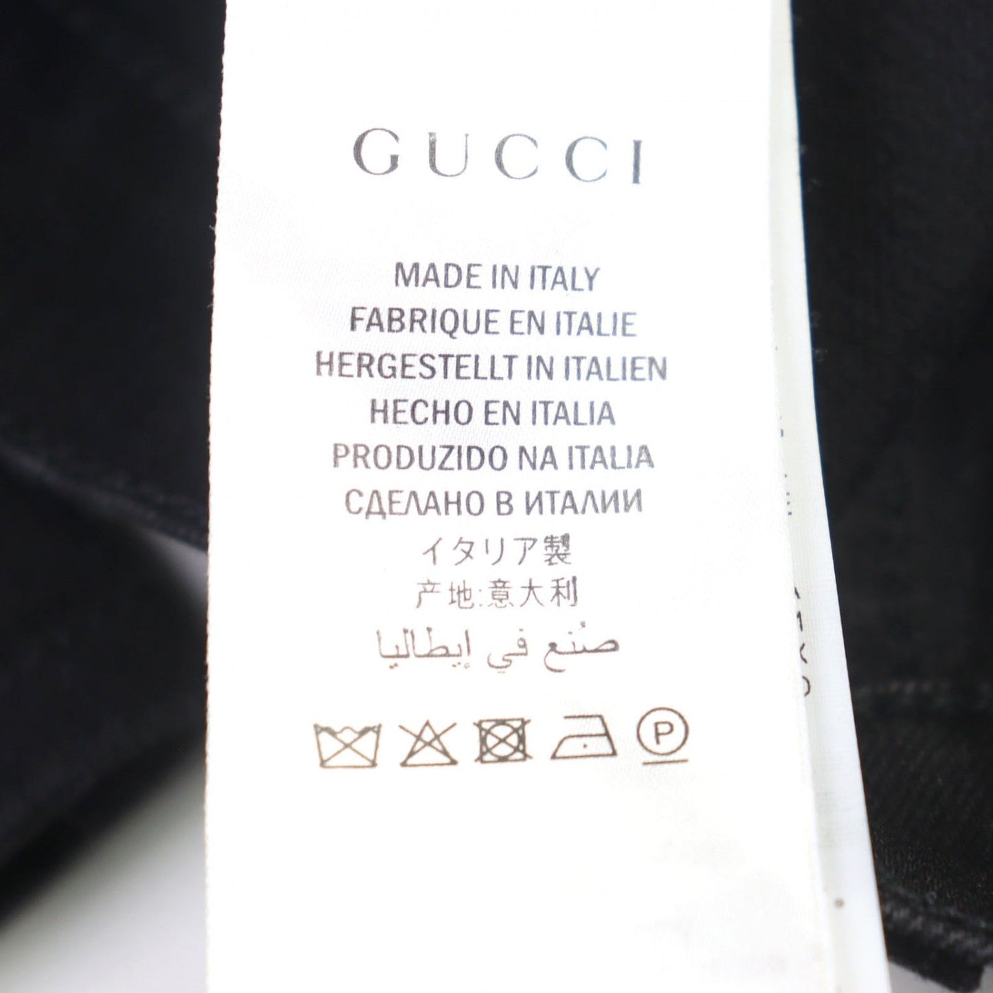 Gucci Denim Pants 544678 Cotton Black 30