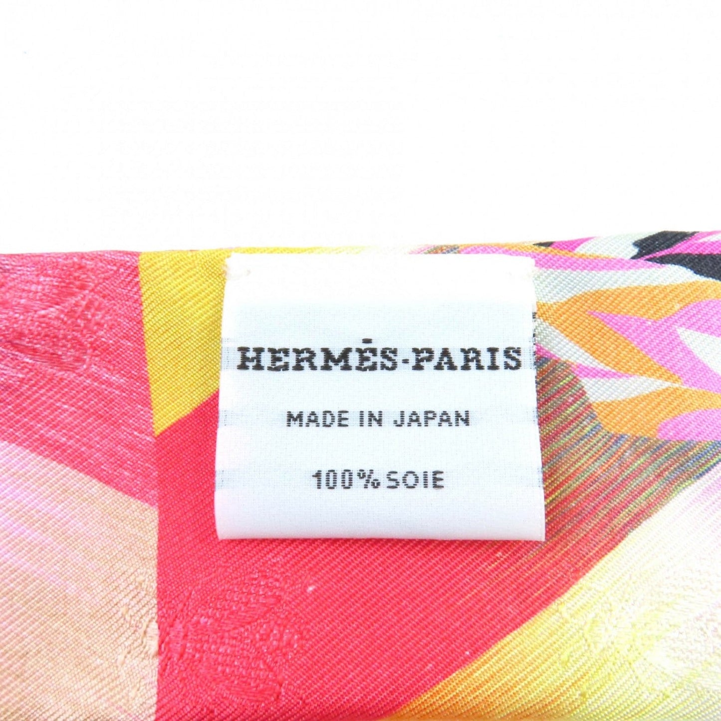 Hermes Scarf Silk Pink Type Kyoto Marble