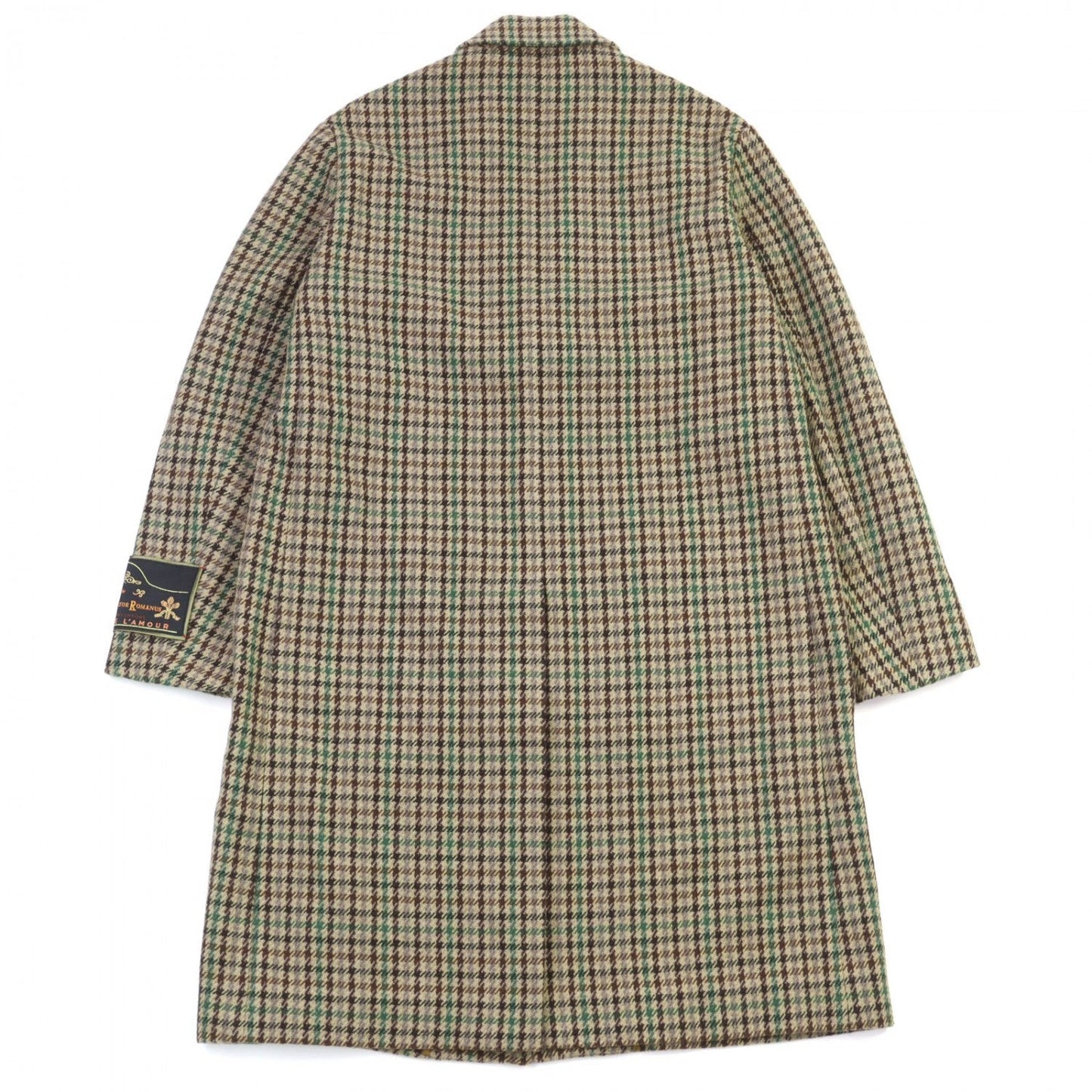 Gucci Chester Coat 595447 Wool Multicolor 44