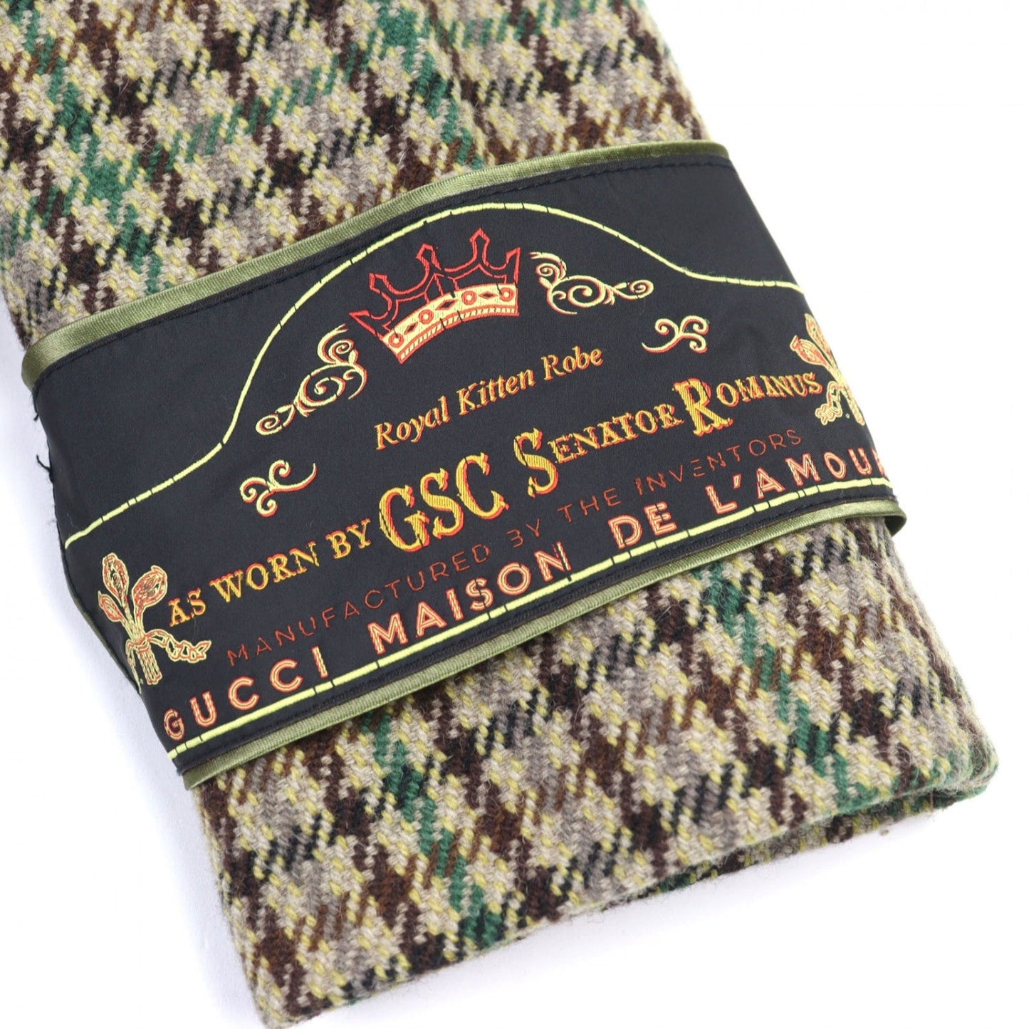 Gucci Chester Coat 595447 Wool Multicolor 44