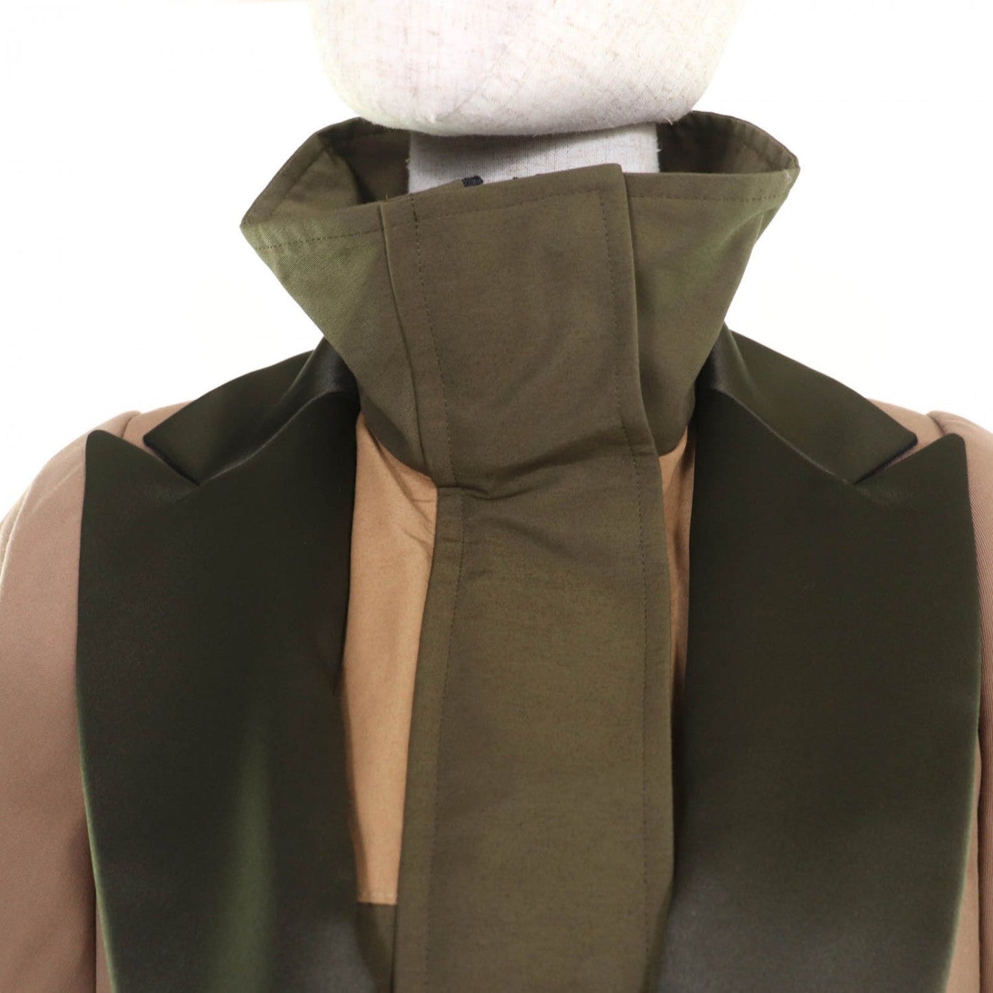 Sacai Jacket 22-05896 Polyester Brown Khaki 1
