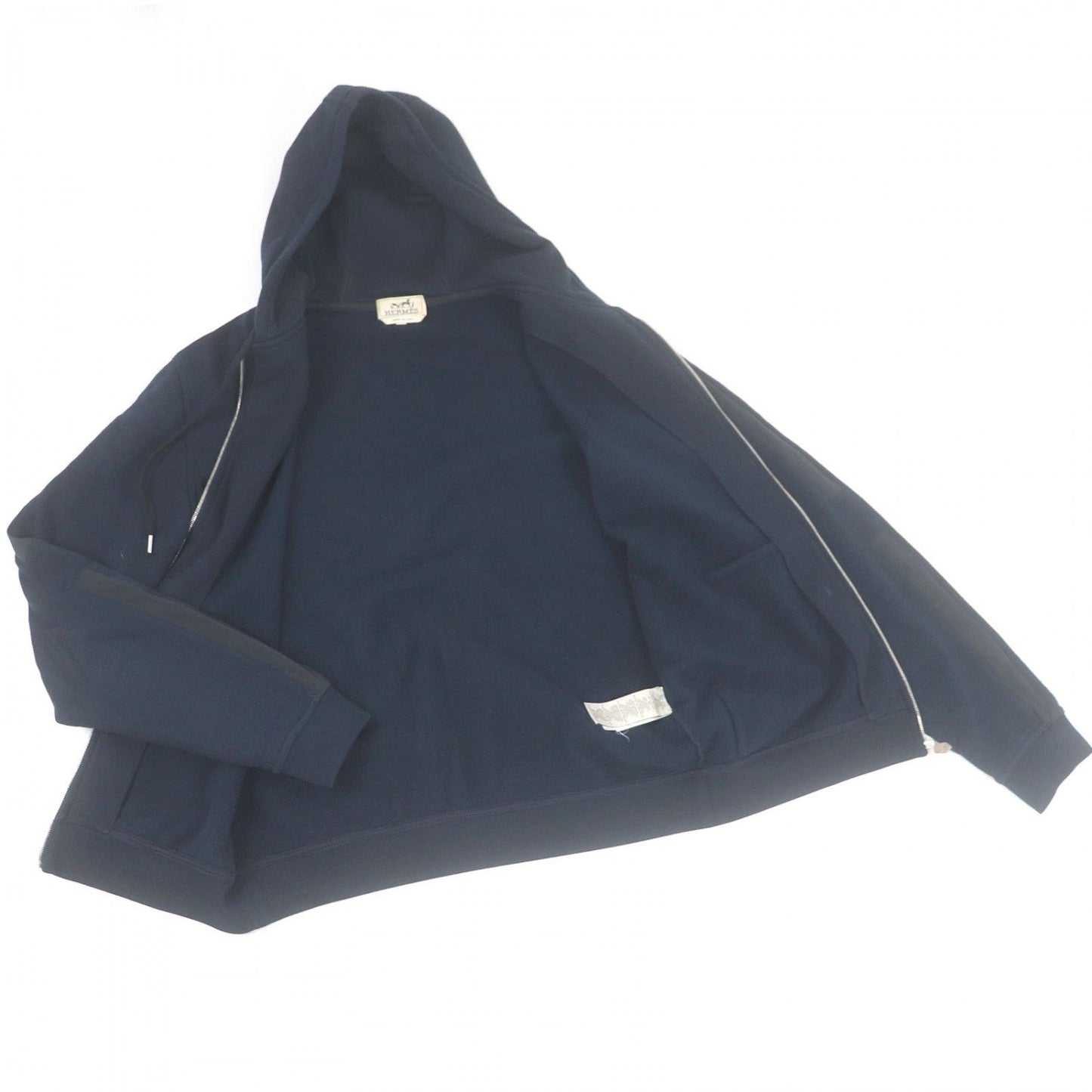 Hermes Hoodie Cotton Navy Run H S