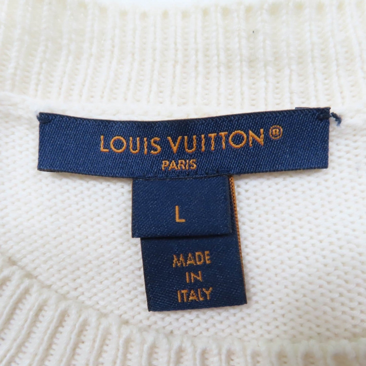 Louis Vuitton Knit Cotton Ivory L