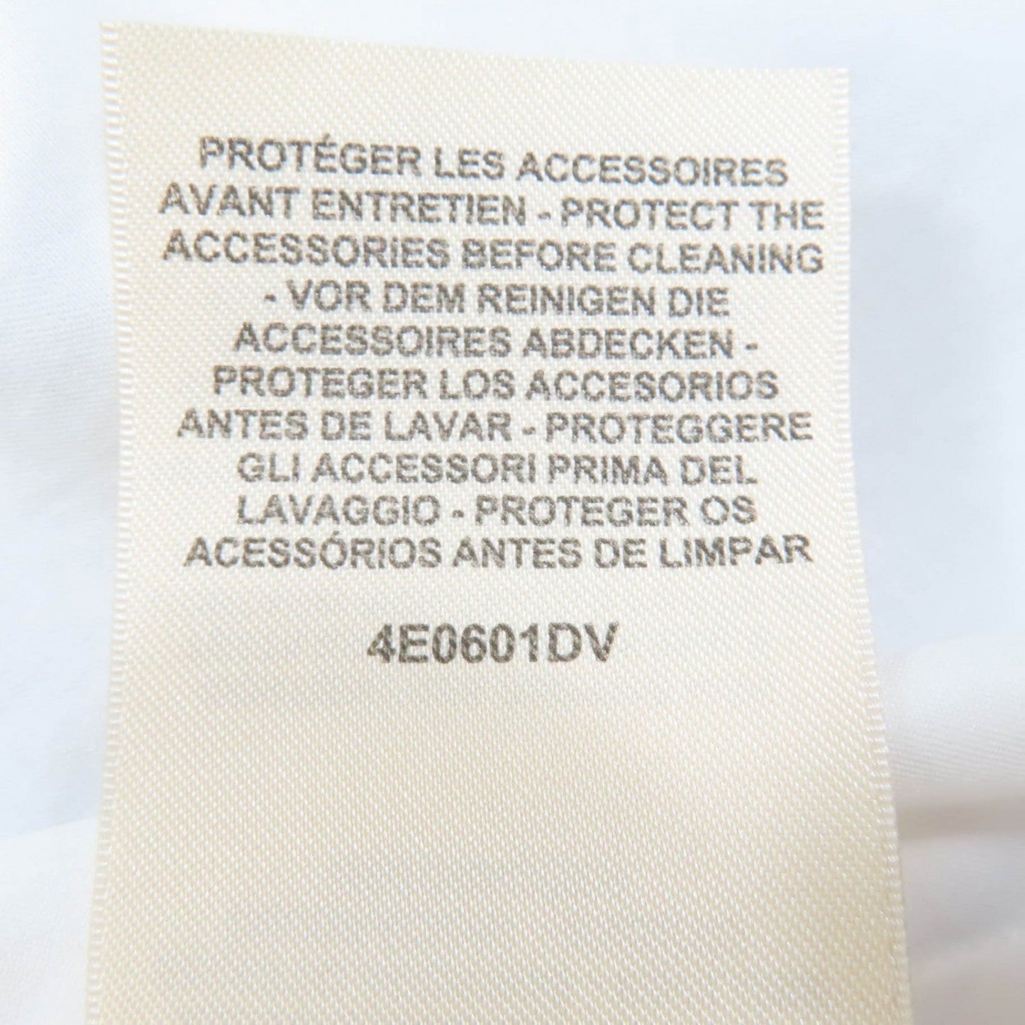 Hermes Long Sleeve Shirt 4E0601Dv Cotton White 38