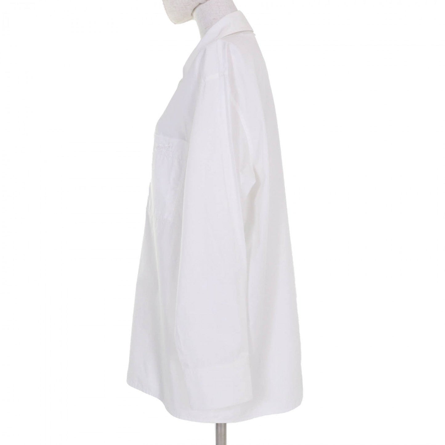 Hermes Long Sleeve Shirt 4E0601Dv Cotton White 38
