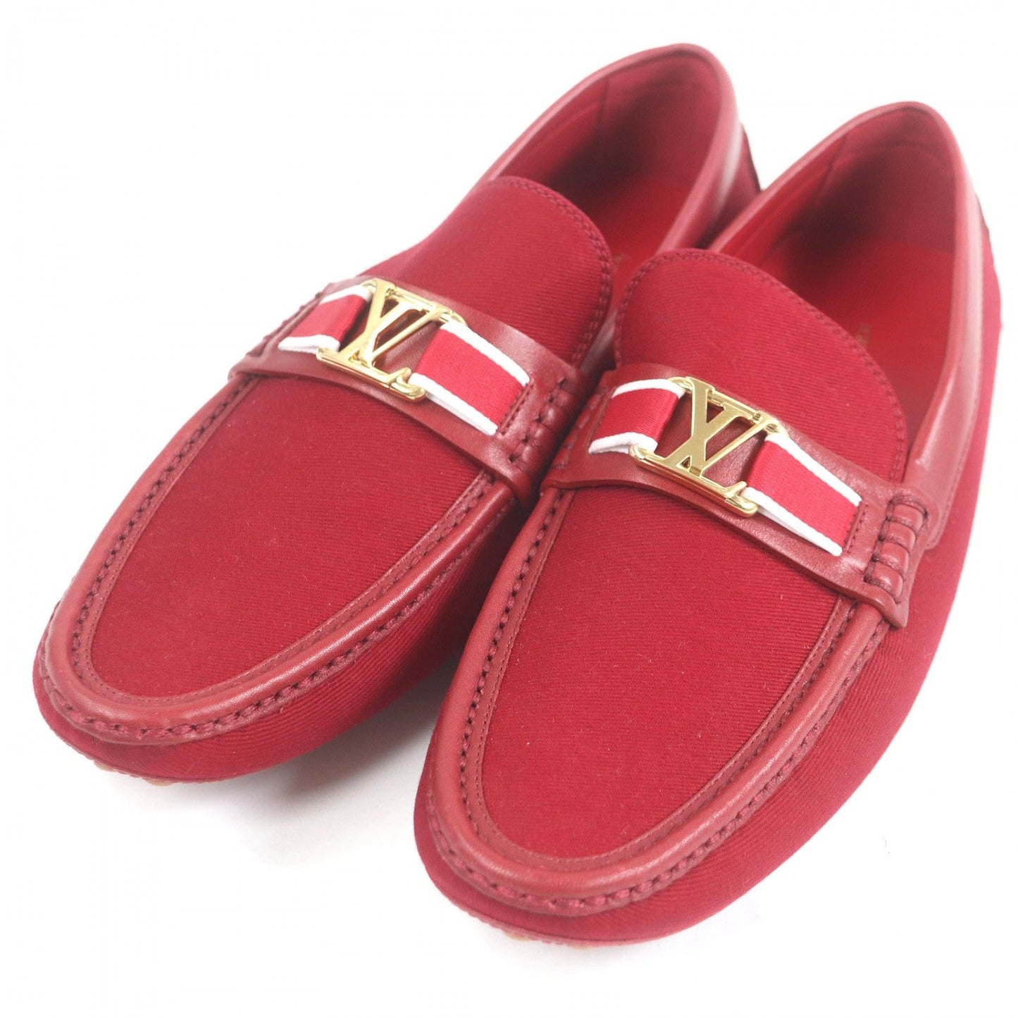 Louis Vuitton Loafers Canvas Red Hockenheimring 6