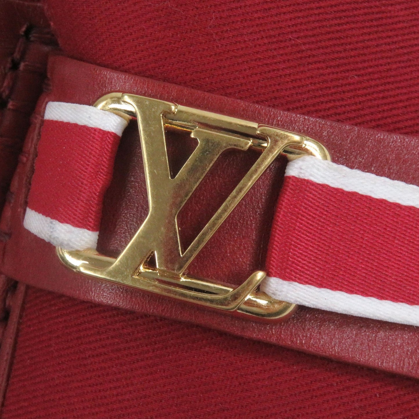 Louis Vuitton Loafers Canvas Red Hockenheimring 6