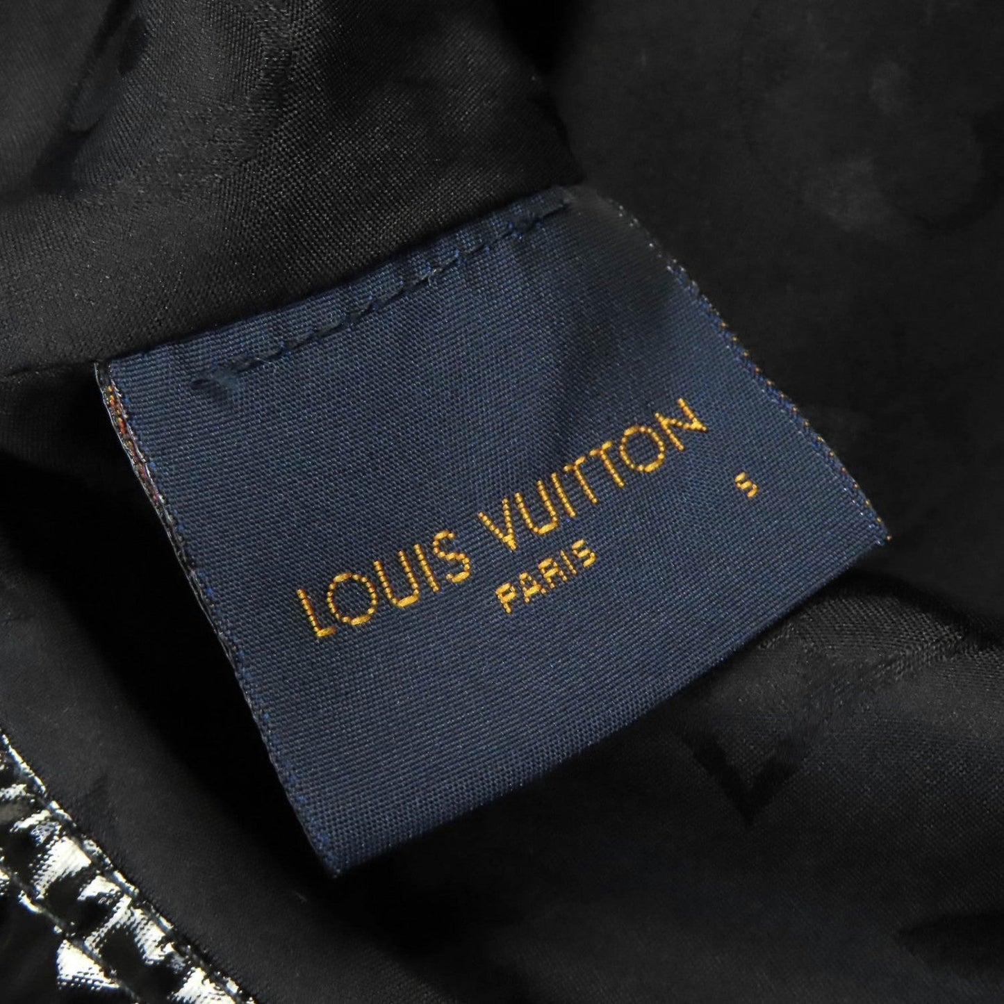 Louis Vuitton Hat M77020 Cotton Black Bob Rainyday S