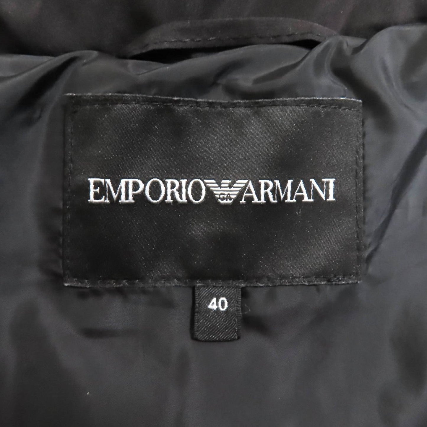 Emporio Armani Down Jacket 7V2B42 5Nviz Polyester Black 40