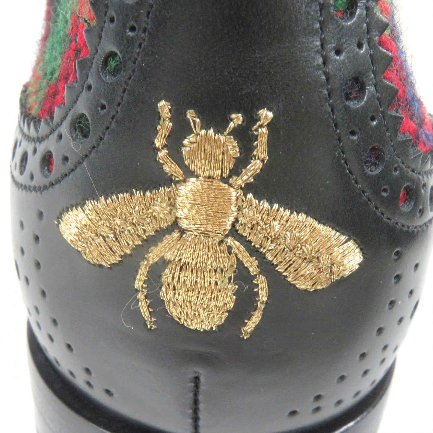 Gucci Boots 483956 Leather Black Type 6.5