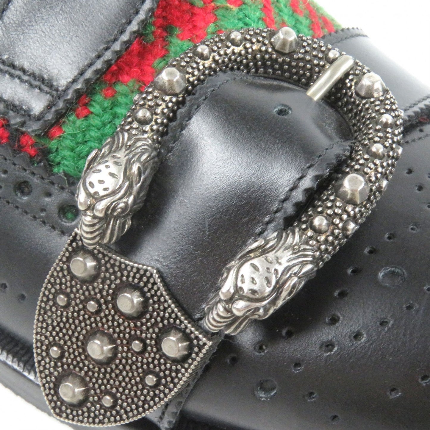 Gucci Boots 483956 Leather Black Type 6.5