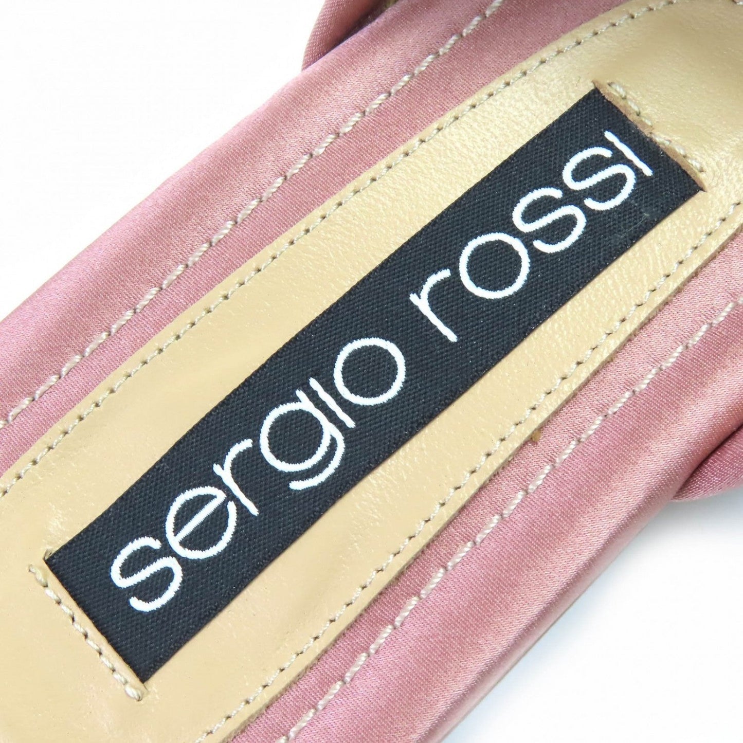 Sergio Rossi Sandals A83730 Satin Pink Type 38.5