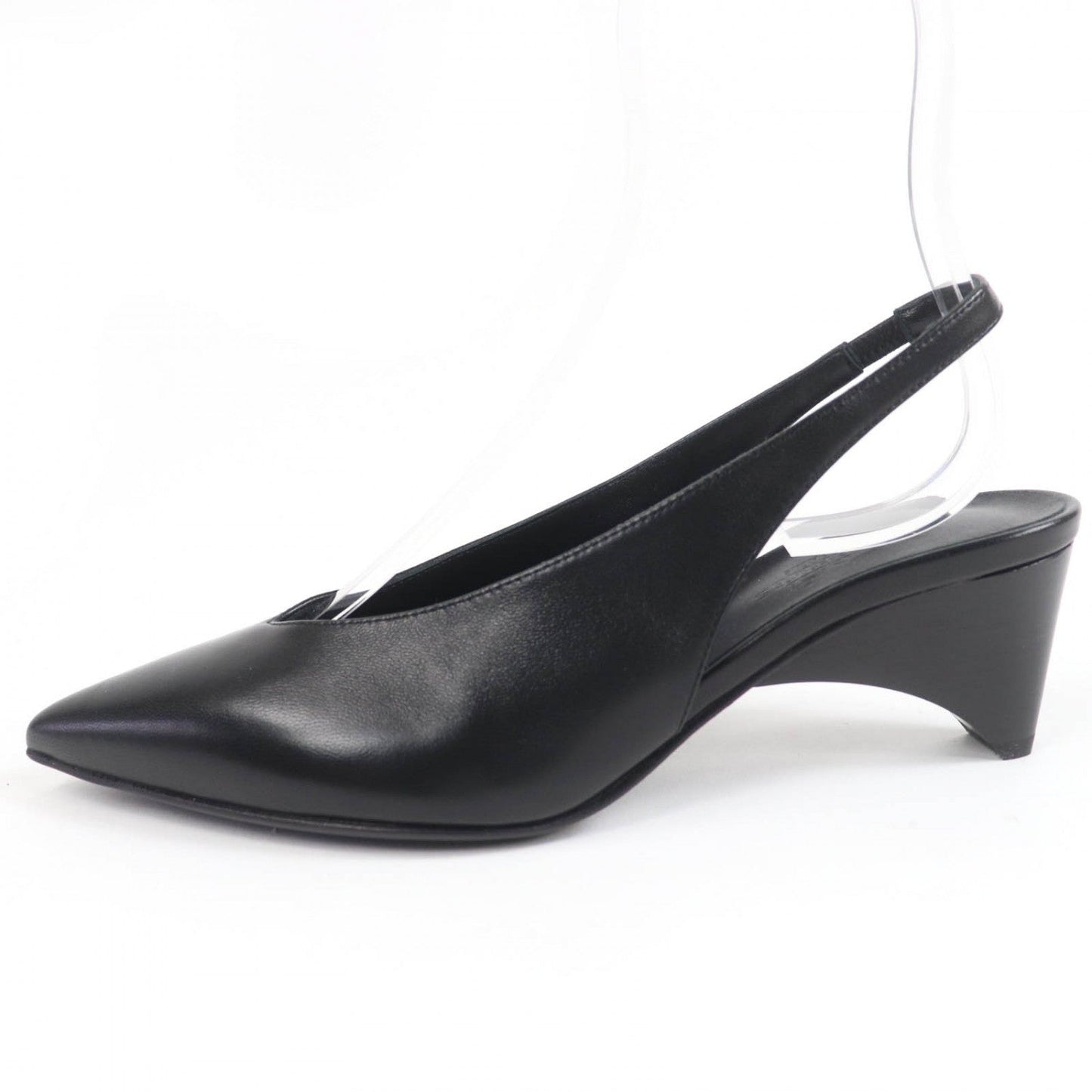 Hermes Pumps Leather Black Antim 55 36