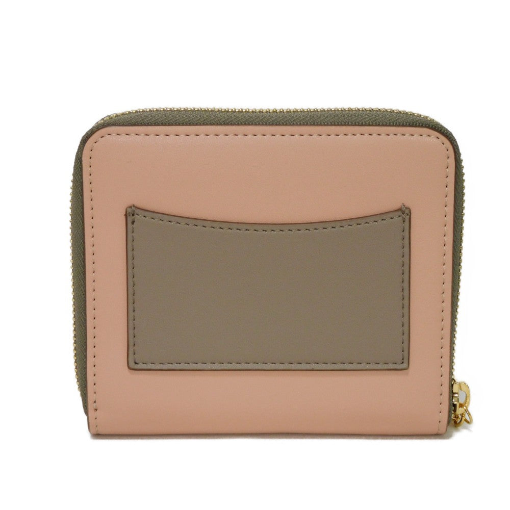 Stella Mccartney Bifold Wallet 7P0009 W8856 6802 Smooth Eco Leather Brush Pink Circle Punching