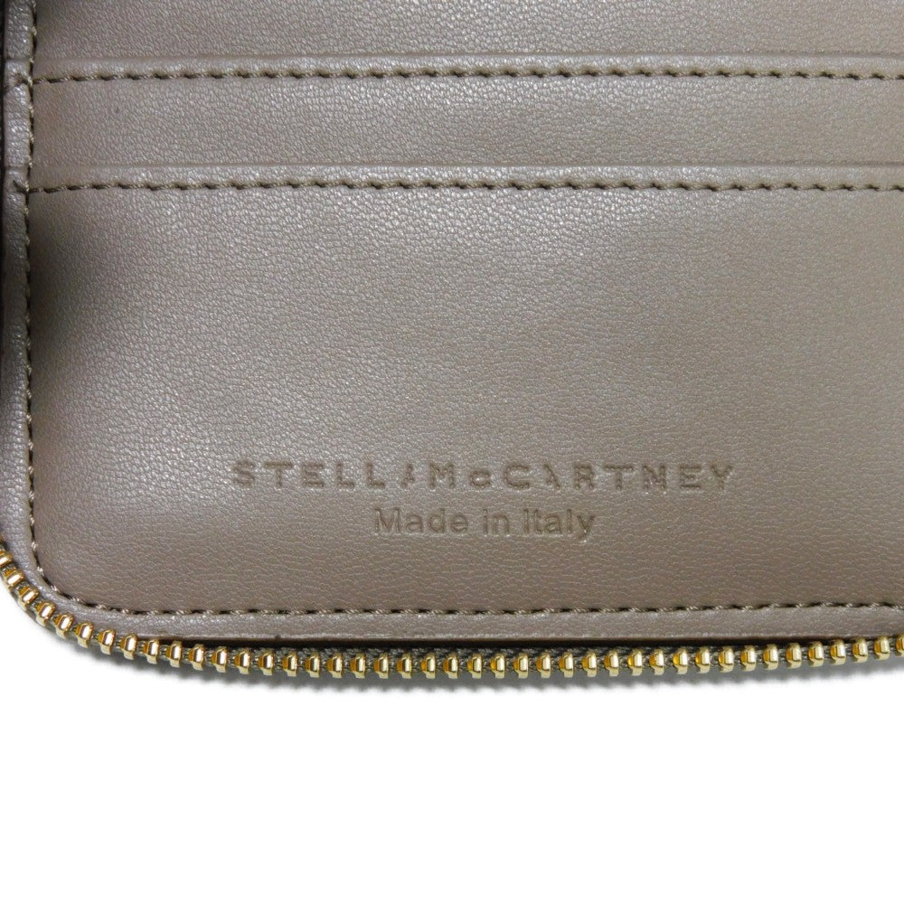 Stella Mccartney Bifold Wallet 7P0009 W8856 6802 Smooth Eco Leather Brush Pink Circle Punching