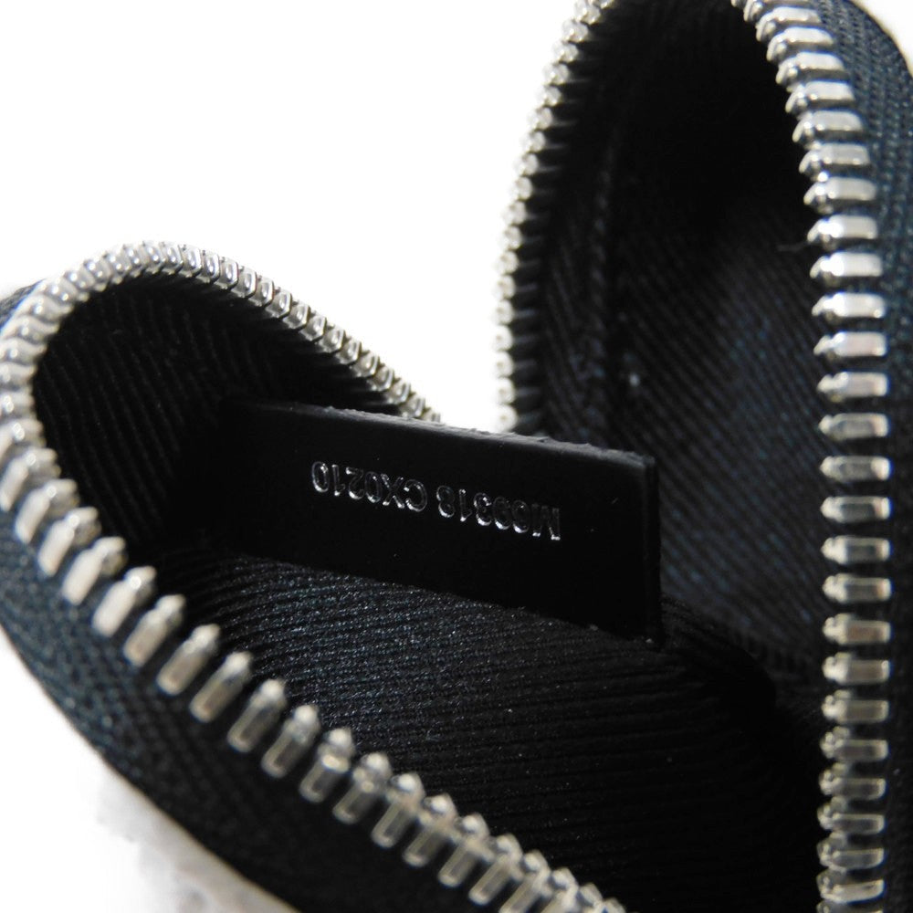 Louis Vuitton Key Ring M69318 Taiga Leather X Monogram Canvas Gray Coin Case Taiga Lama Monogram