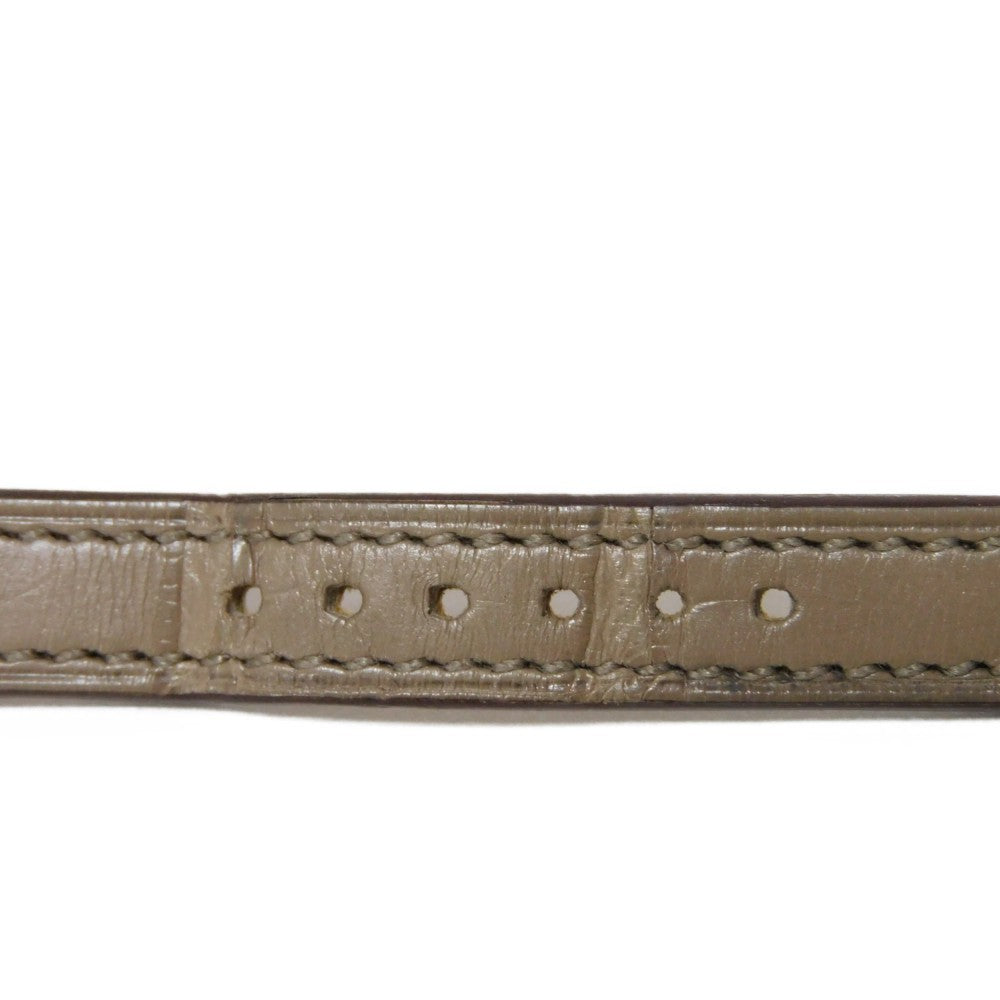 Hermes Watches Quartz Ga1.210 Stainless Steel , Leather Silver Quartz Stainless Steel Gallop