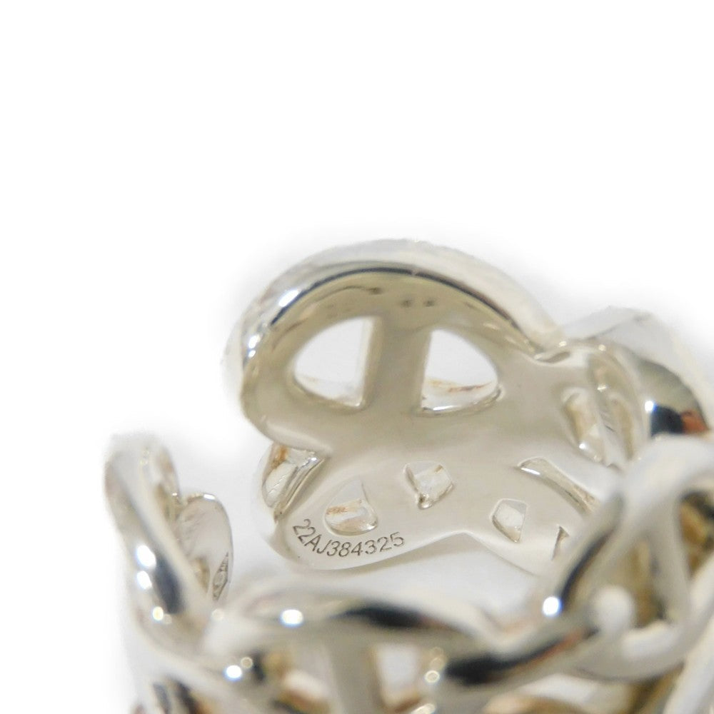 Hermes Ring Ag925 Silver 49 Sterling Silver No. 8 Anchor Chain Chene Dunkle Enchane Gm
