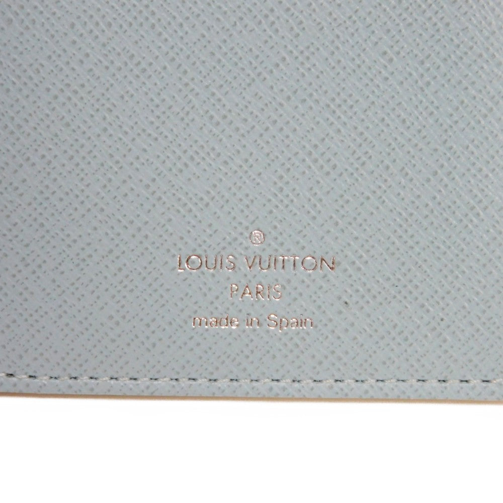 Louis Vuitton Long Wallet Purse M82306 Monogram Aqua Garden Canvas Crystal Blue Lv Logo Flower 23Aw