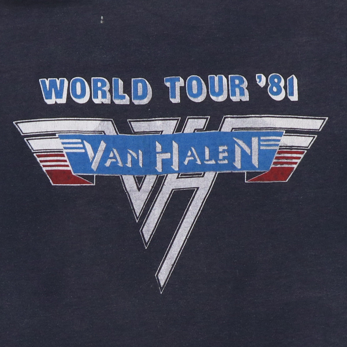 1981 Van Halen Worldwide Tour Shirt