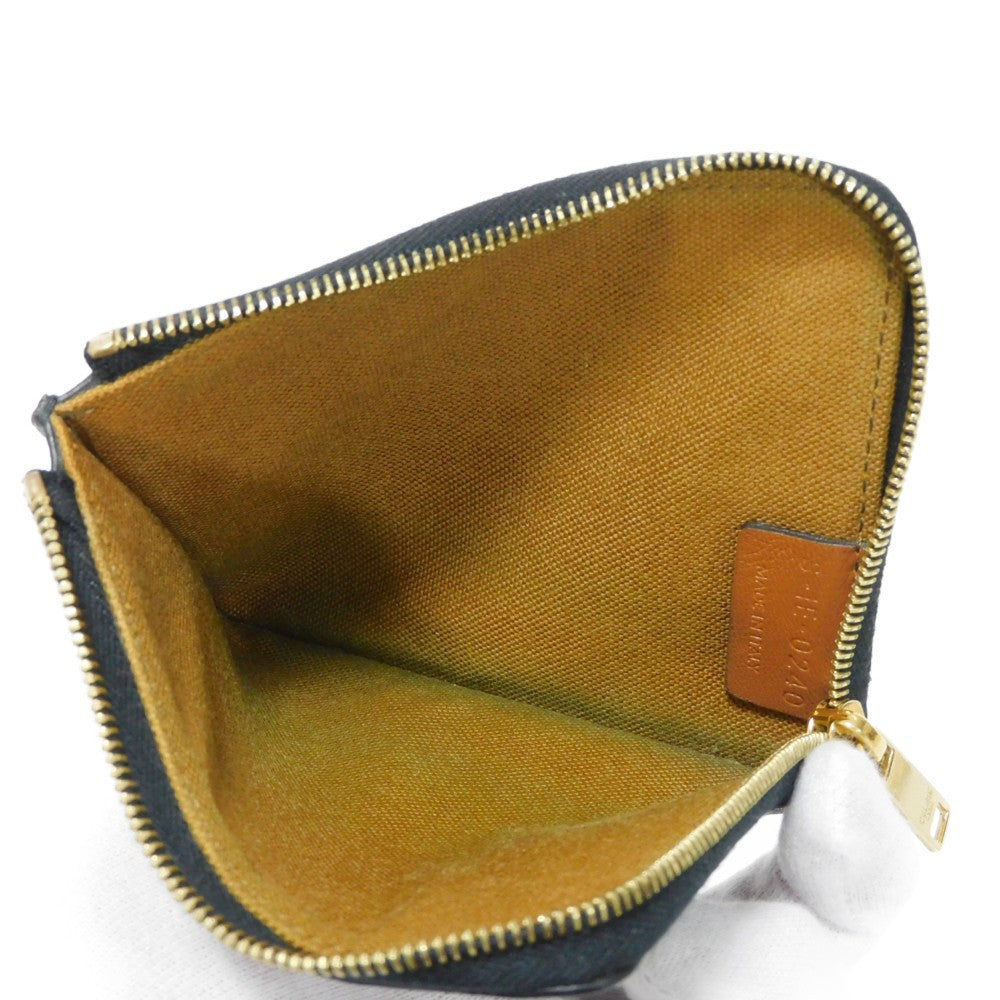 Celine Coin Case 10D882Ccp.04Lu Triomphe Canvas (Coating Processing) Black Foil Stamping Old Style