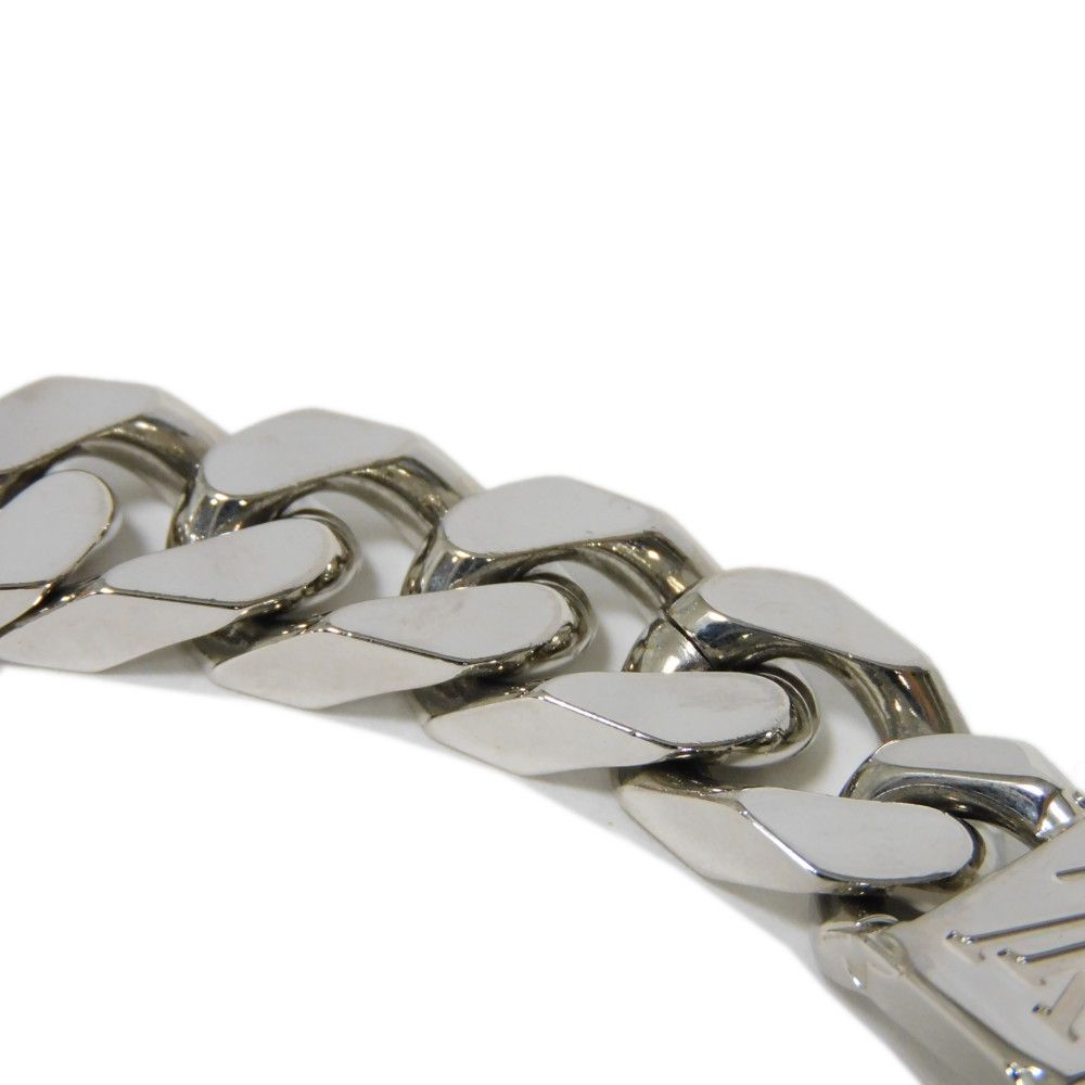Louis Vuitton Bracelet M00270 Metal Silver Monogram Bracelet Chain