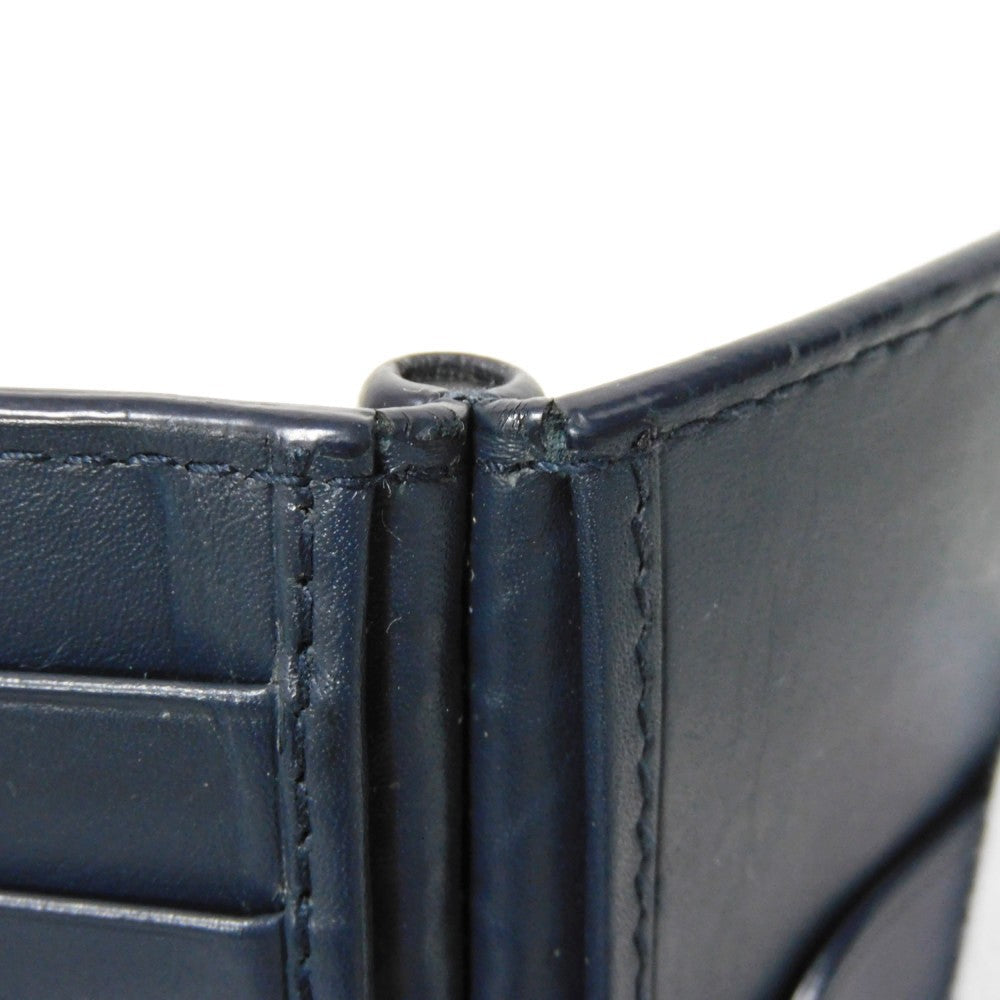 Bottegaveneta Bifold Wallet 390877 V001N 4130 Calfskin Celeste Intrecciato Money Clip Wallet Mens