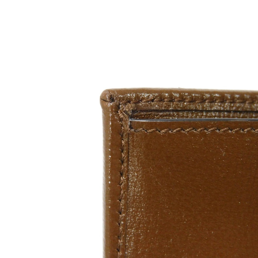 Gucci Tri-Fold Wallet 681708 Gy5Sn 8563 Gg Canvas X Calf Leather Beige The Hacker Project Gg Canvas