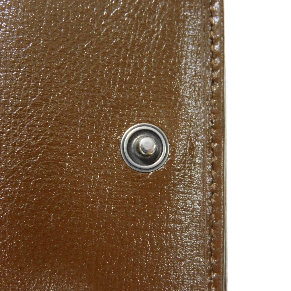 Gucci Tri-Fold Wallet 681708 Gy5Sn 8563 Gg Canvas X Calf Leather Beige The Hacker Project Gg Canvas