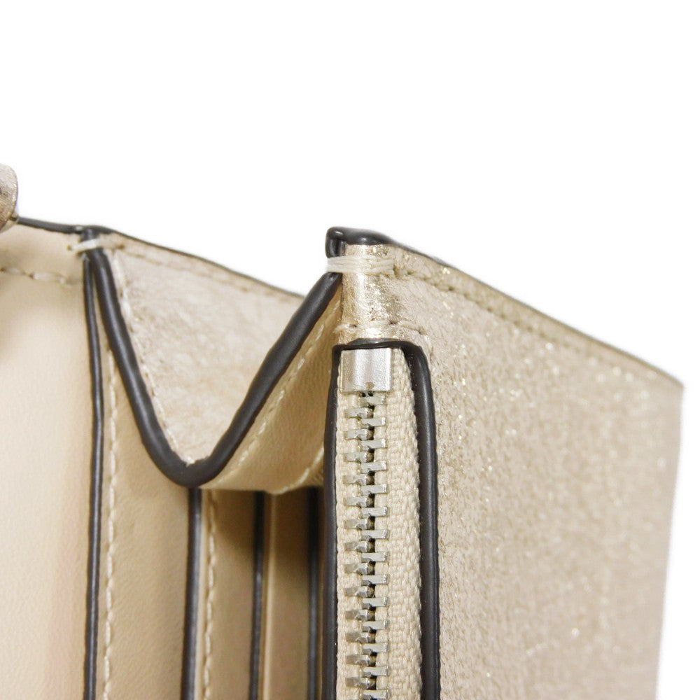 Tory Burch Shoulder Bag Nappa Leather (Wrinkles Finish) Metallic Gold Nappa Wrinkles 2-Way Clutch