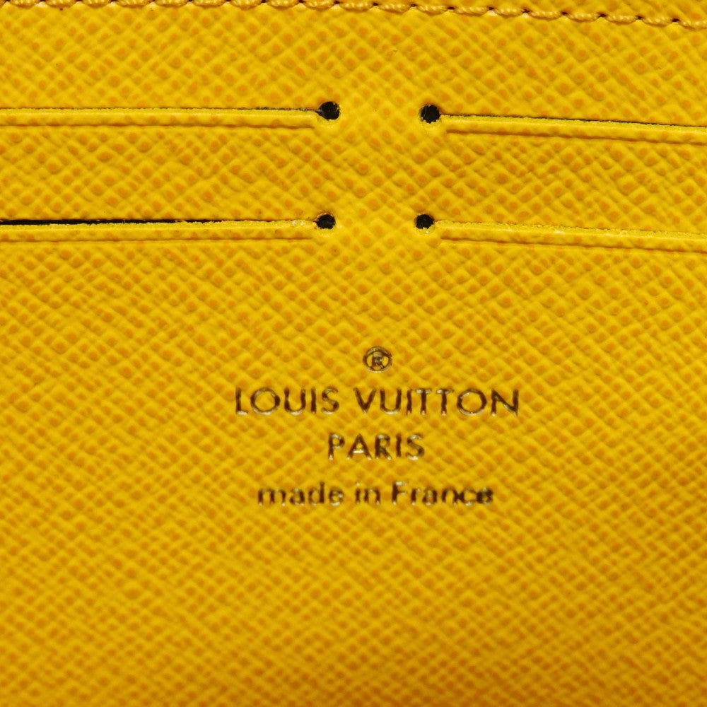 Louis Vuitton Long Wallet Purse M60744 Monogram Canvas X Grain Leather (Embossed) Mimosa Lv Logo