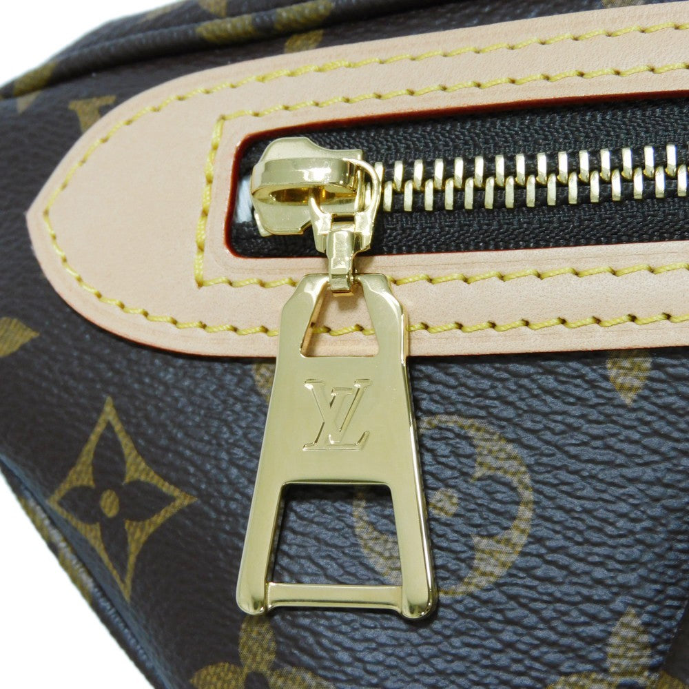 Louis Vuitton Shoulder Bag M46784 Monogram Canvas X Natural Cowhide Leather Brown Current Lv Logo